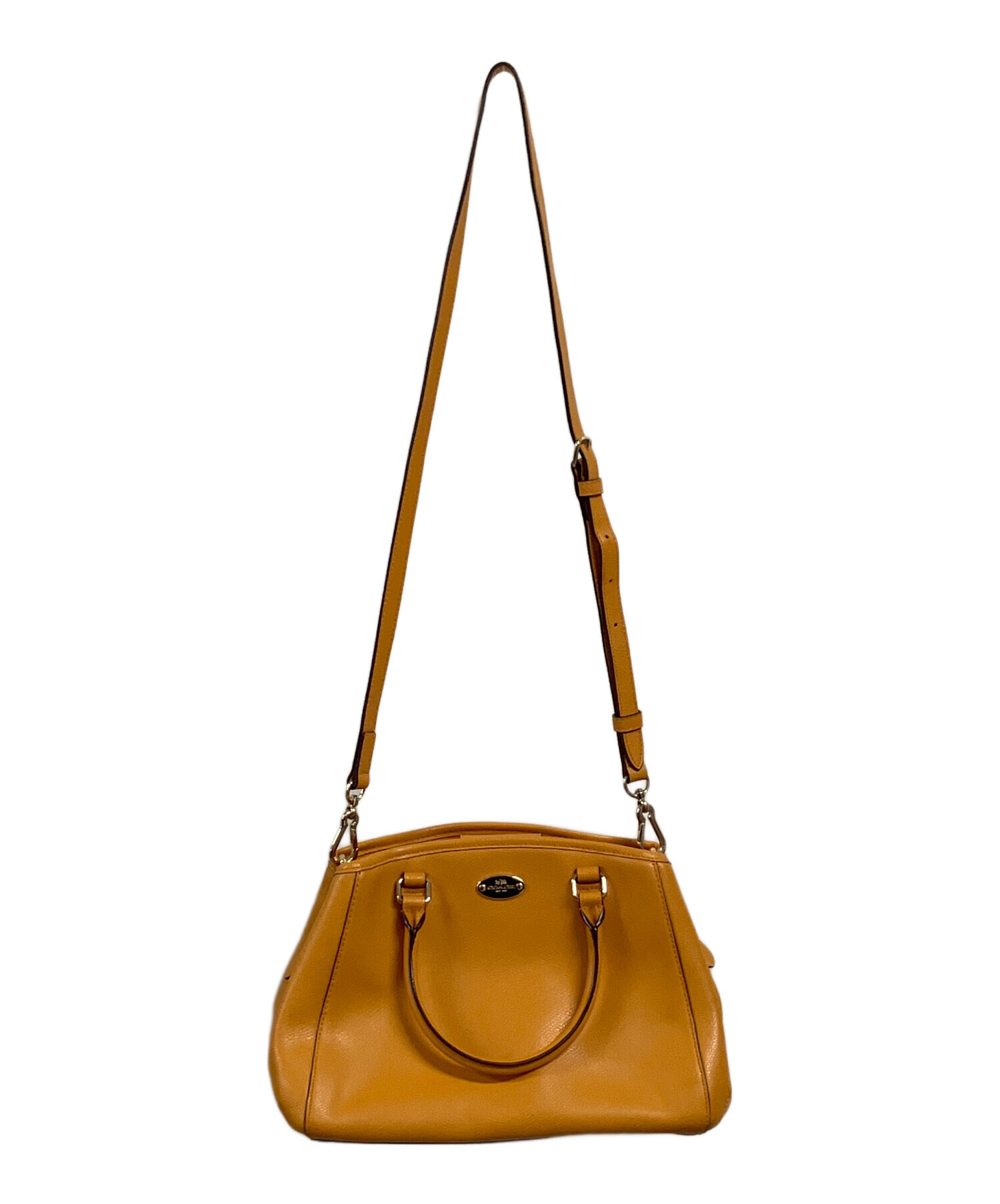 中古・古着通販】COACH (コーチ) 2WAYバッグ オレンジ｜ブランド・古着 