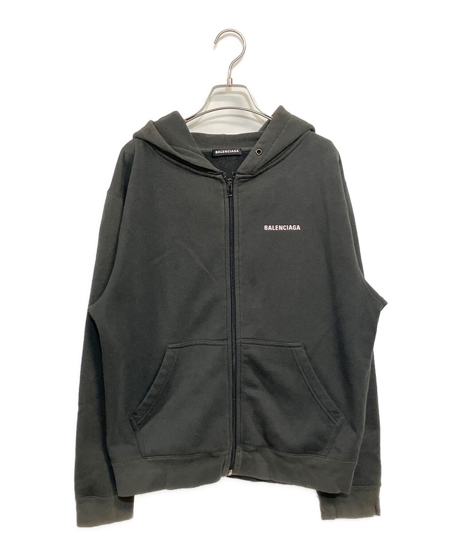 中古・古着通販】BALENCIAGA (バレンシアガ) ジップアップフーディ 