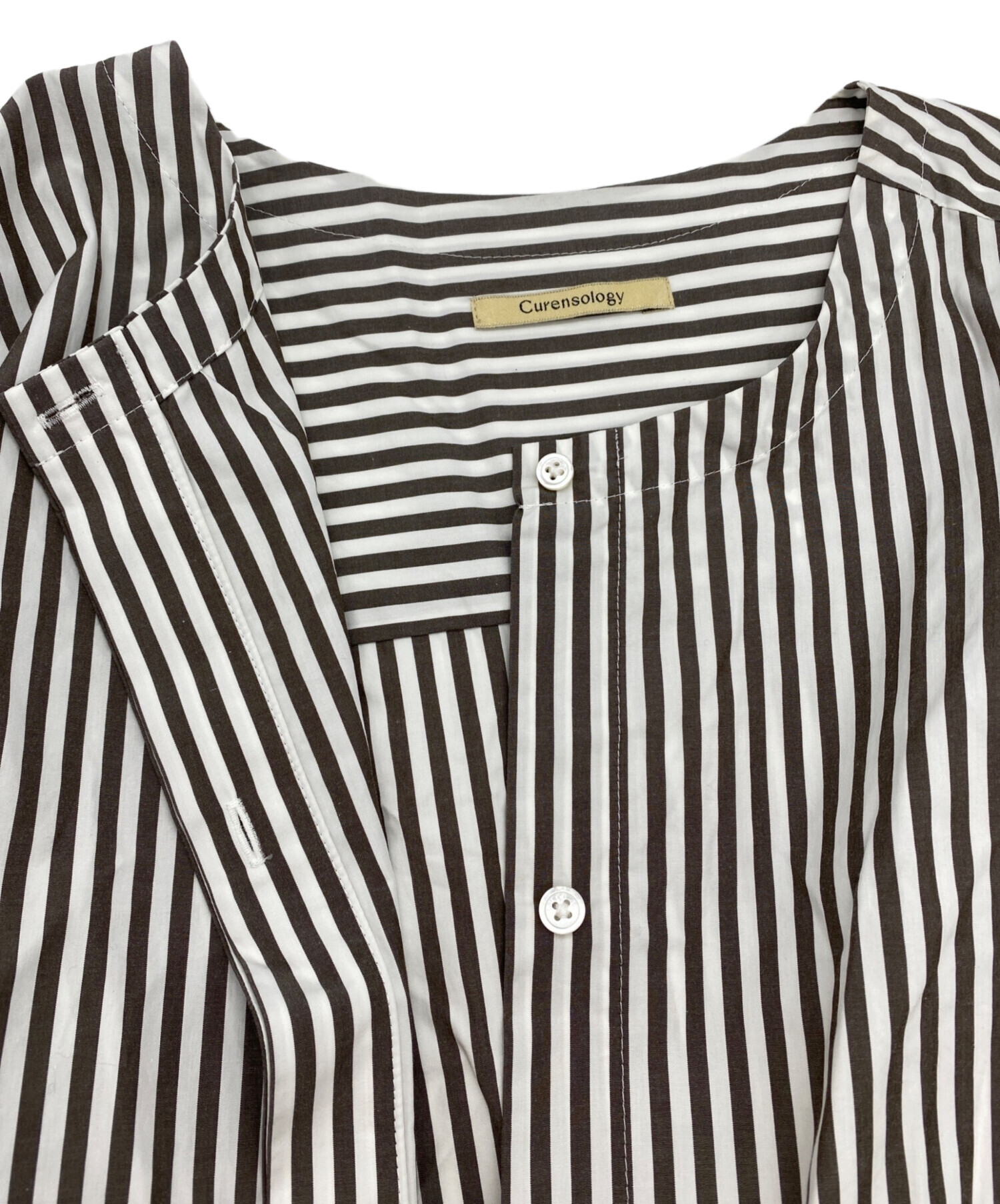 中古・古着通販】Curensology (カレンソロジー) ストライプフレンチ