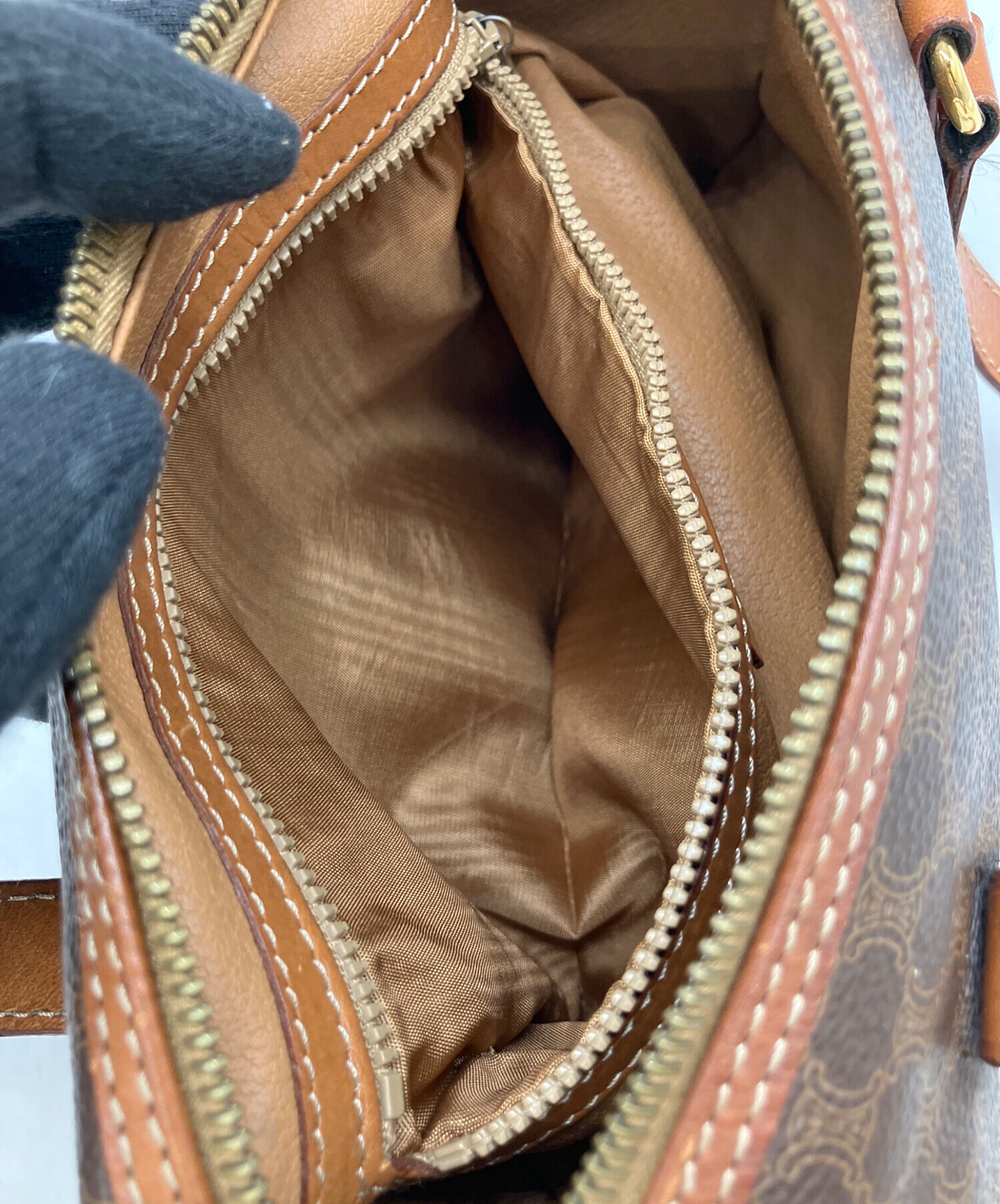 中古・古着通販】CELINE (セリーヌ) 2WAYバッグ ブラウン｜ブランド