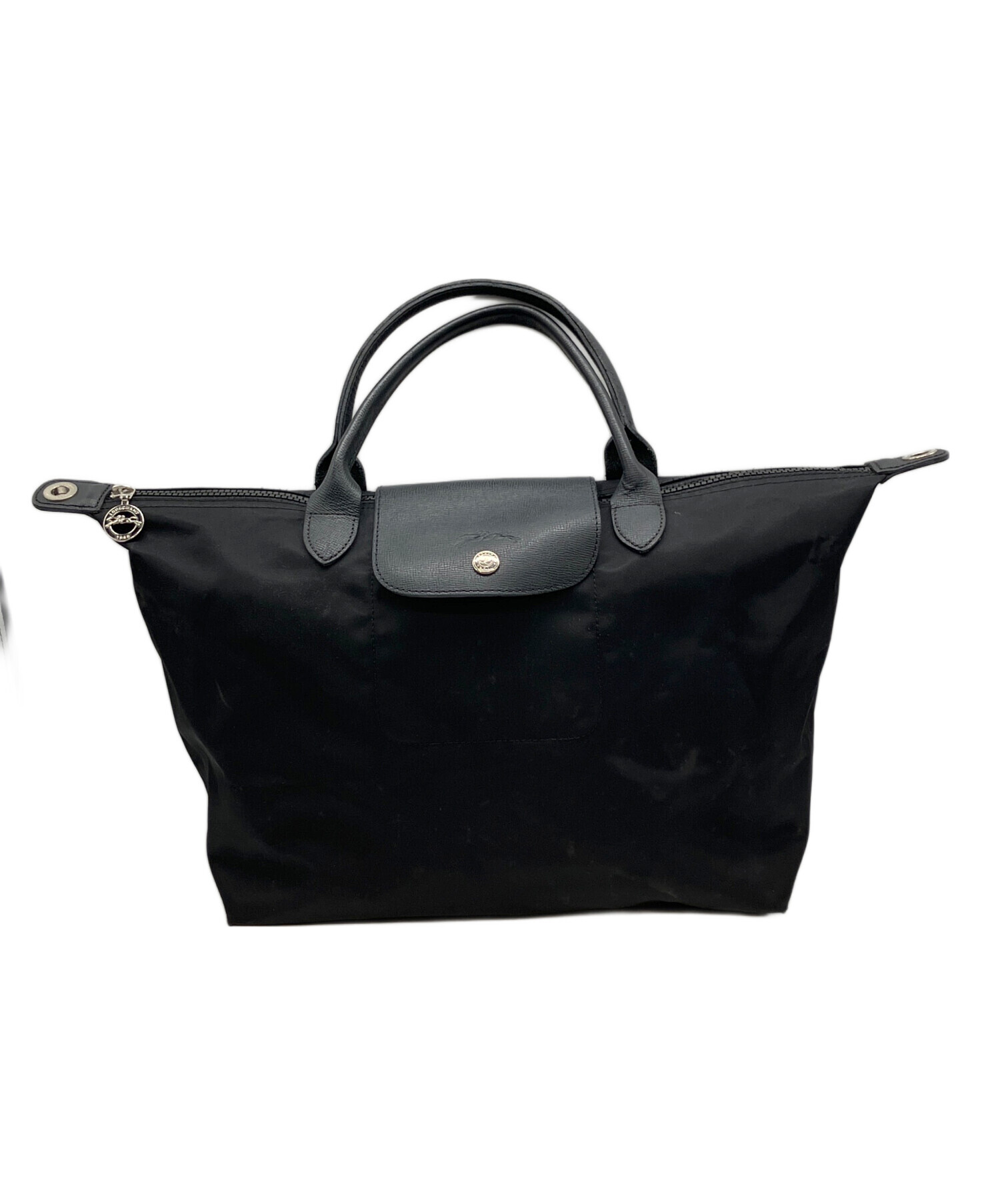 中古・古着通販】LONGCHAMP (ロンシャン) 2WAYバッグ ブラック 