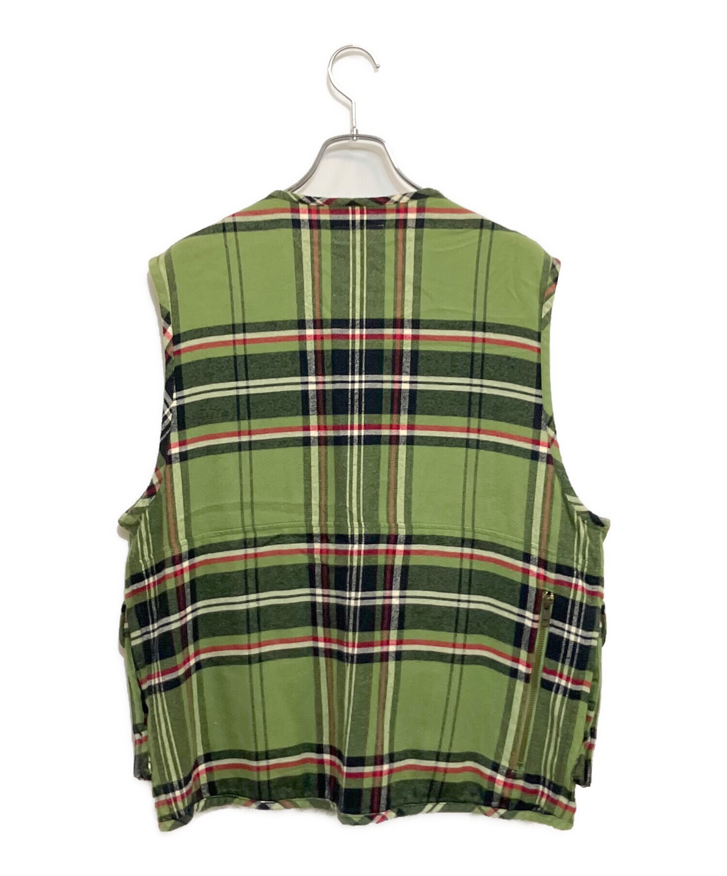 中古・古着通販】SUPREME (シュプリーム) Tartan Flannel Cargo Vest