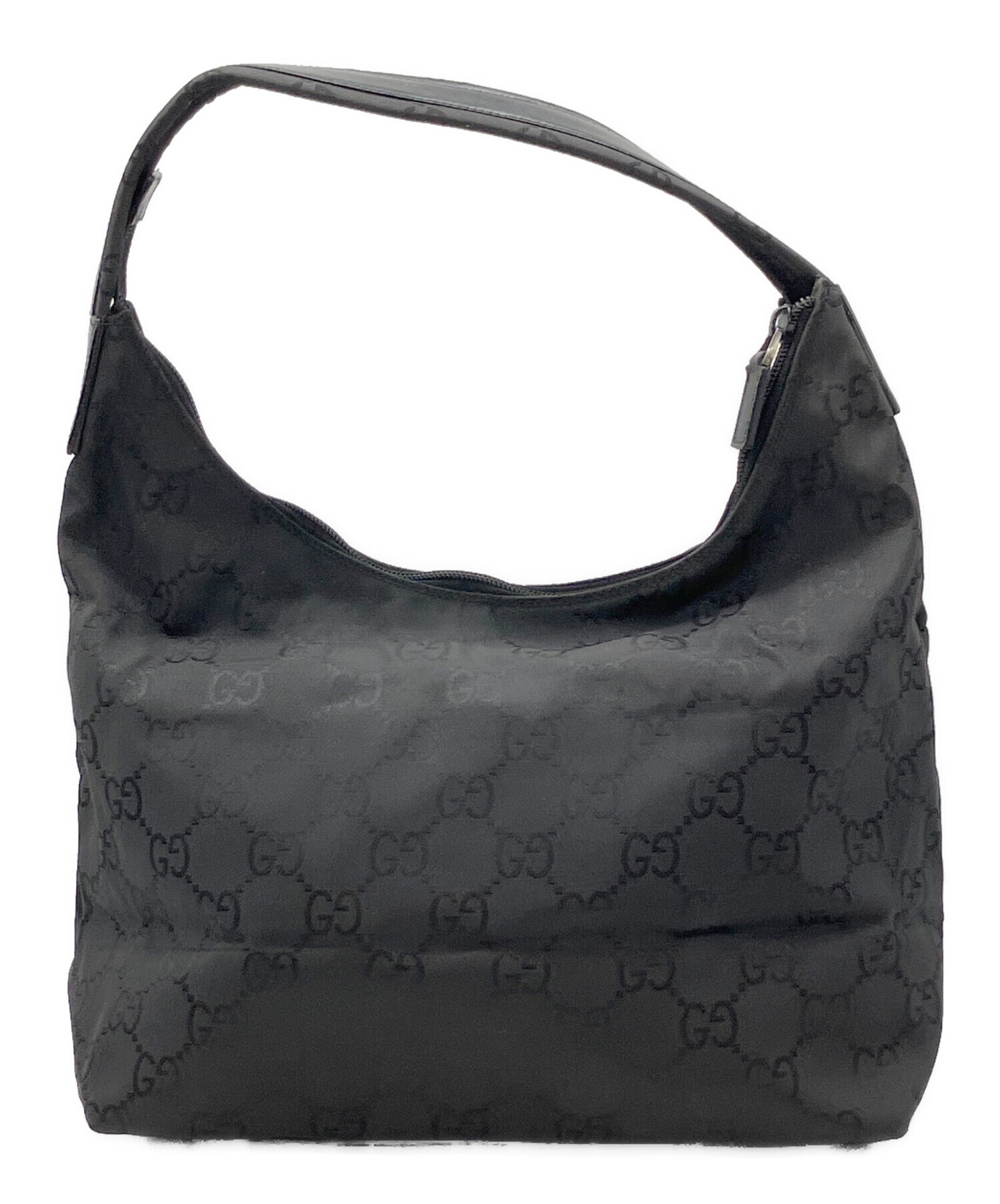 中古・古着通販】GUCCI (グッチ) ワンショルダーバッグ ブラック 