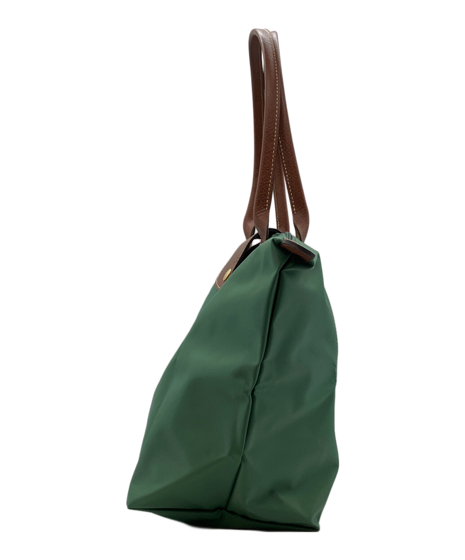 中古・古着通販】LONGCHAMP (ロンシャン) トートバッグ グリーン 