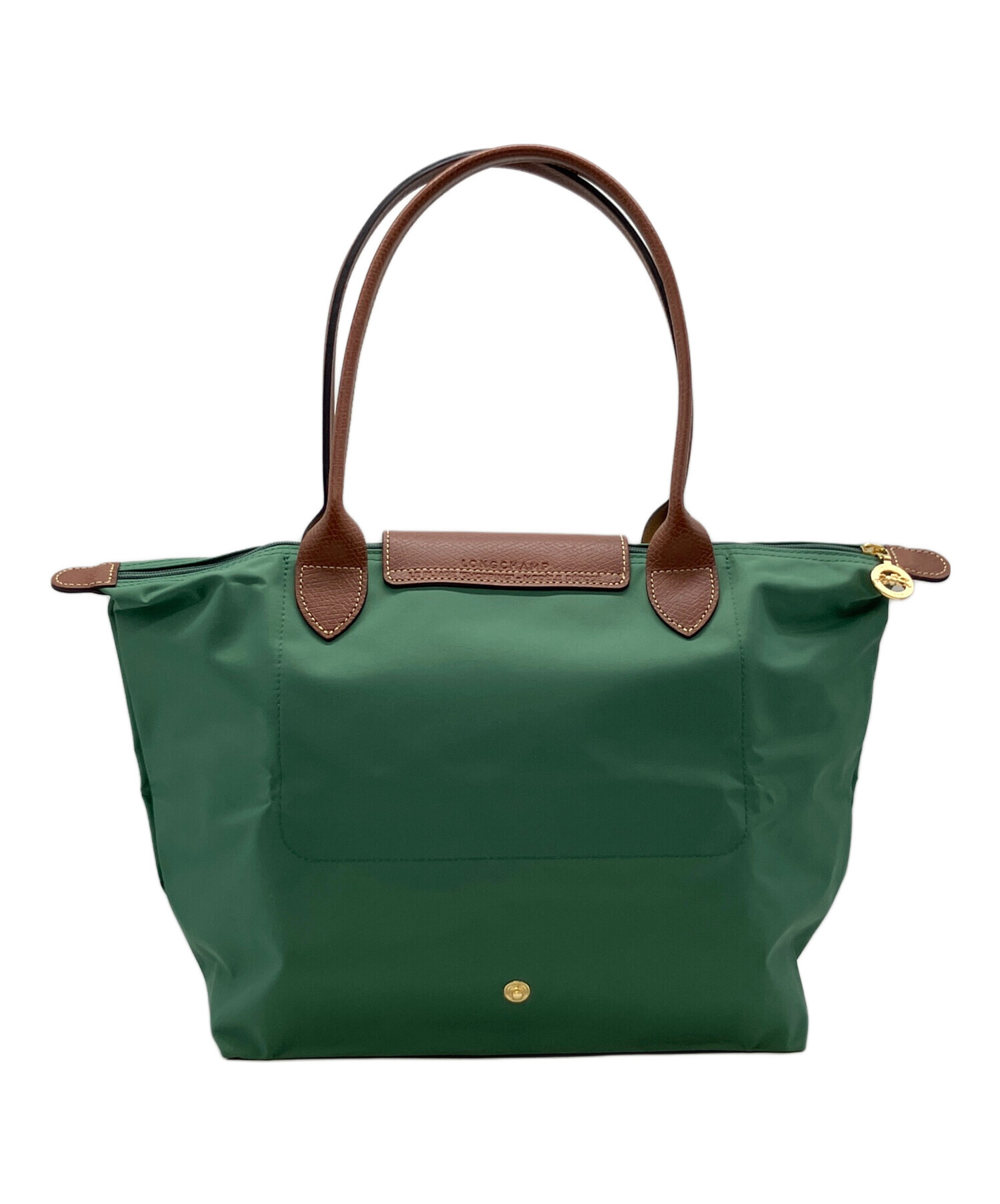 中古・古着通販】LONGCHAMP (ロンシャン) トートバッグ グリーン