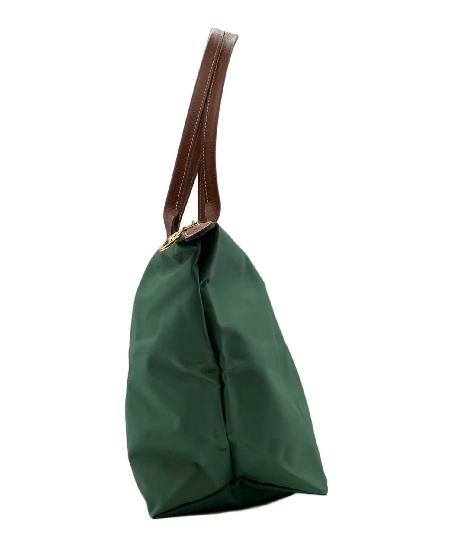 中古・古着通販】LONGCHAMP (ロンシャン) トートバッグ グリーン
