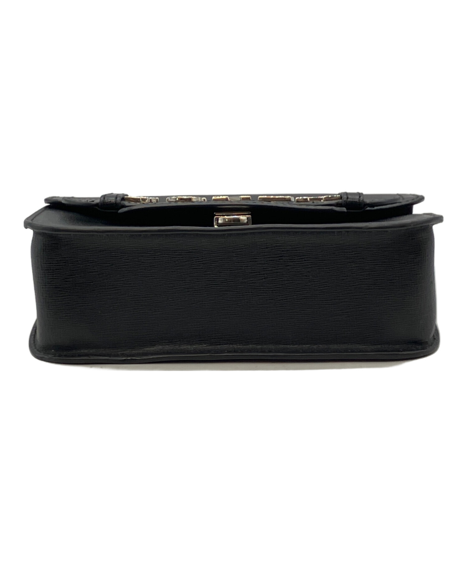 中古・古着通販】FURLA (フルラ) チェーンショルダーバッグ ブラック