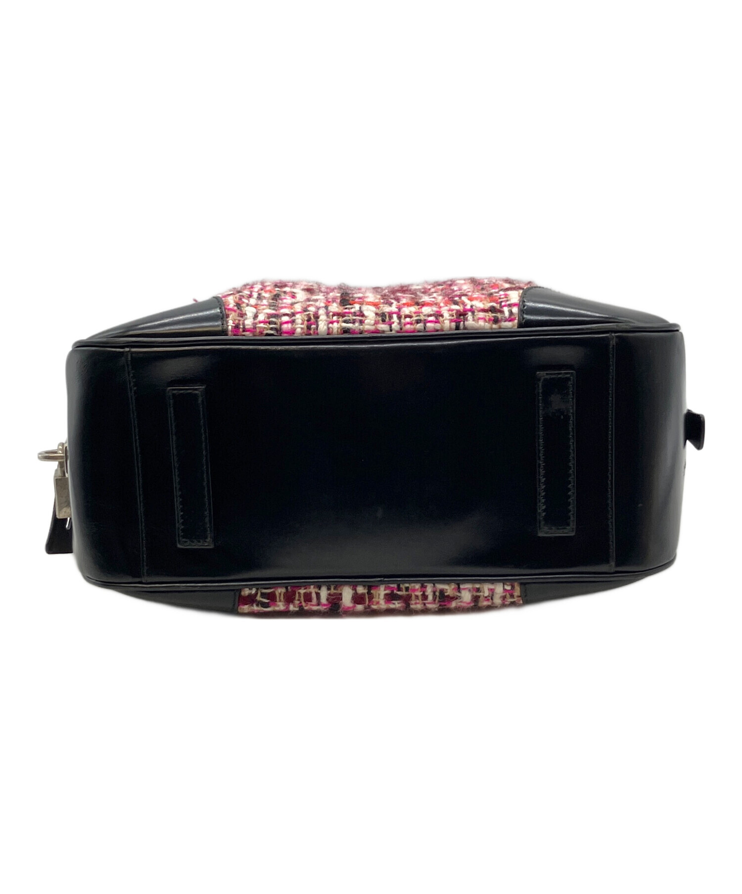 中古・古着通販】PRADA (プラダ) ミニボストンバッグ ピンク×ブラック