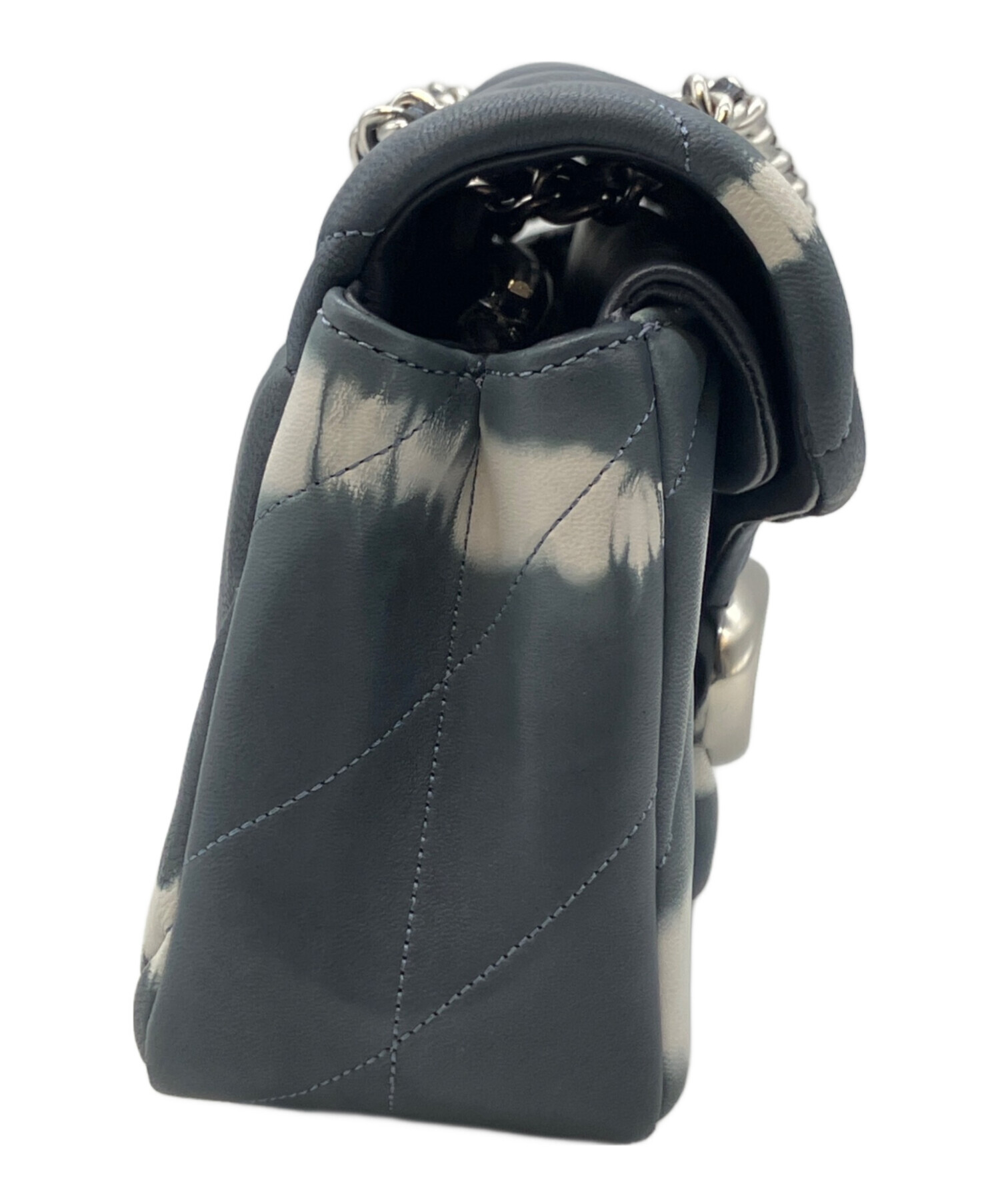 中古・古着通販】COACH (コーチ) ショルダーバッグ ネイビー×ホワイト 