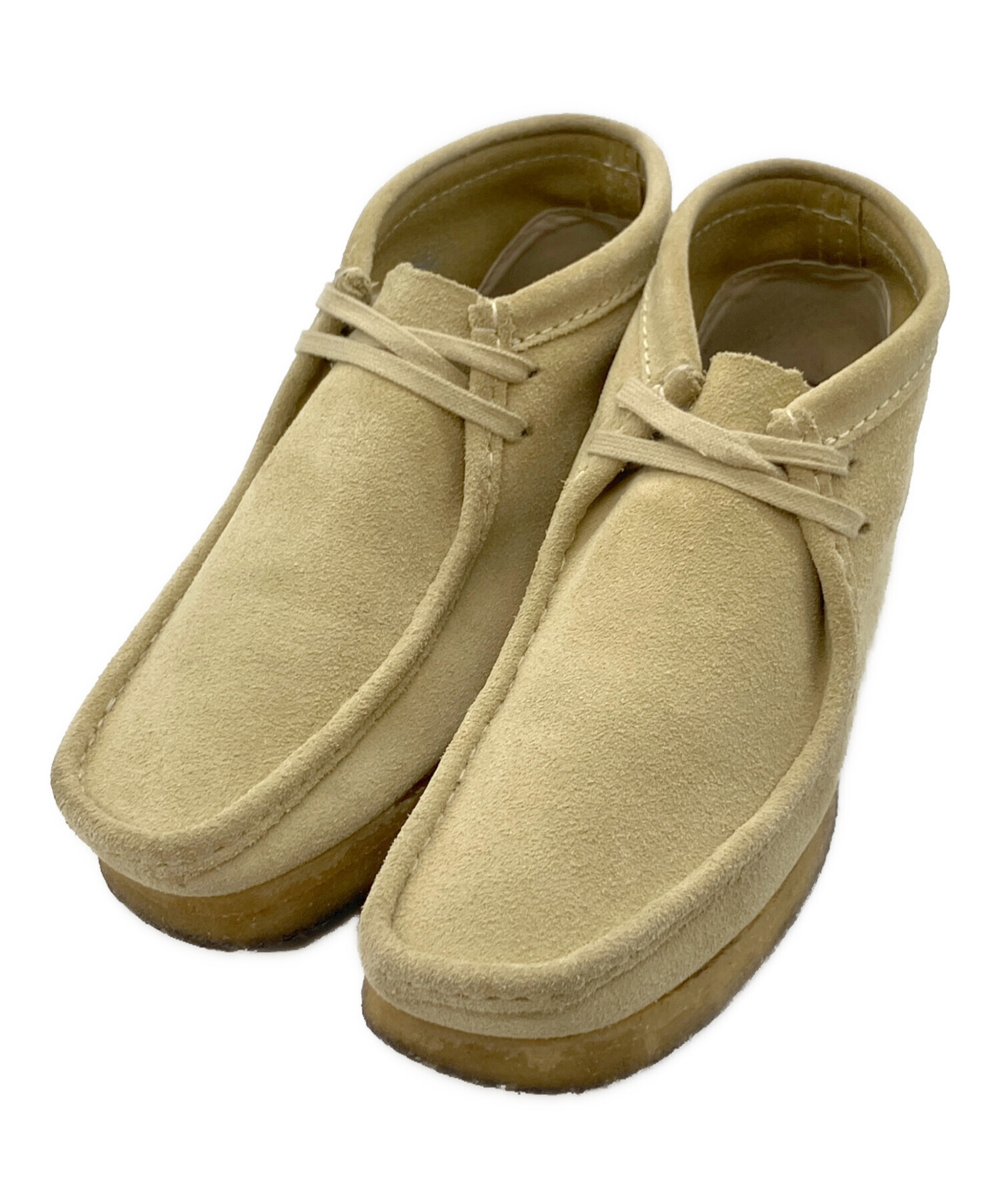 値下げ！CLARKS ORIGINALS ベージュ モカシン。年内発送！ 中古・古着通販】CLARKS ORIGINALS (クラークス オリジナルズ