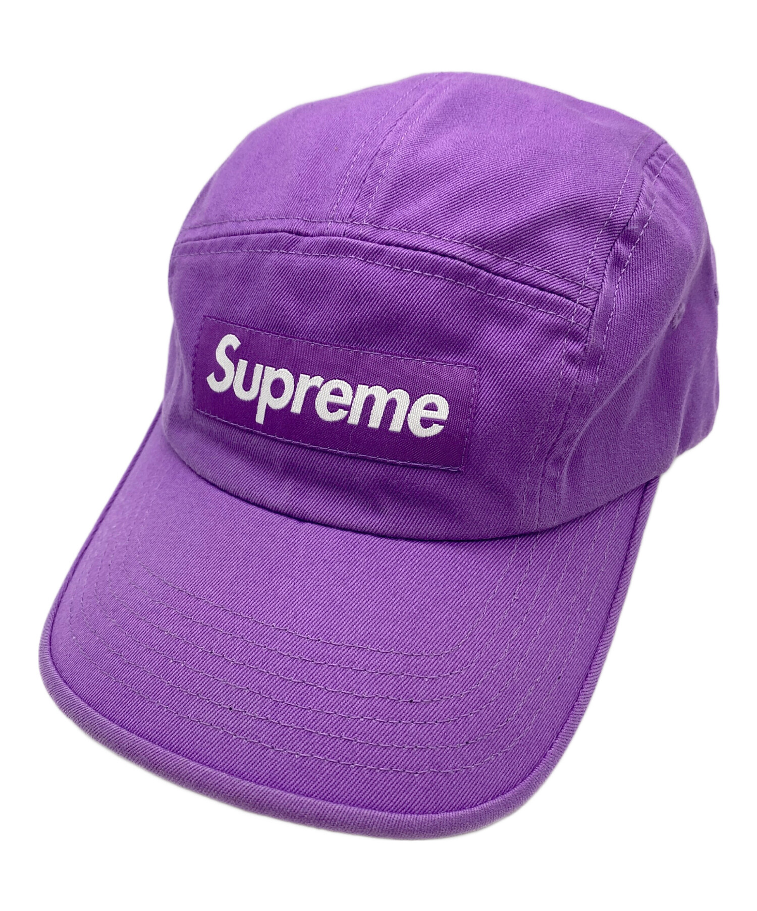 シュプリーム supreme キャップ コーデュロイ パープル 紫 中古・古着通販】SUPREME (シュプリーム) キャップ パープル｜ブランド