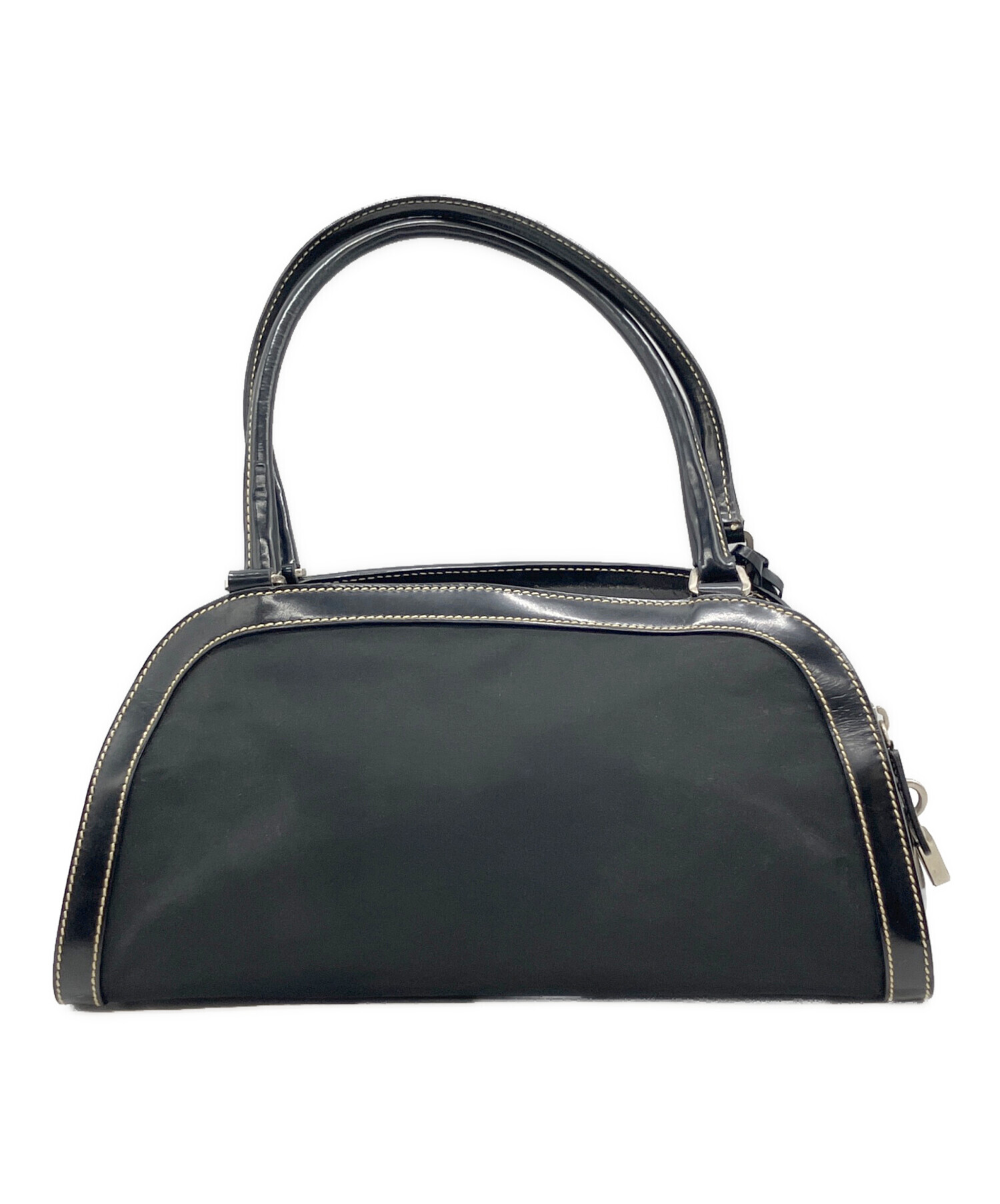 中古・古着通販】PRADA (プラダ) ナイロンハンドバッグ ブラック