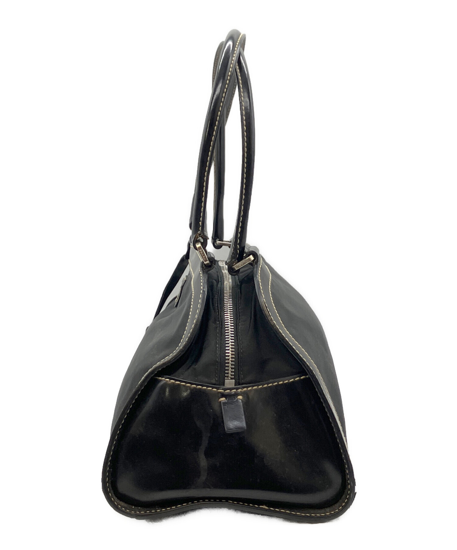 中古・古着通販】PRADA (プラダ) ナイロンハンドバッグ ブラック
