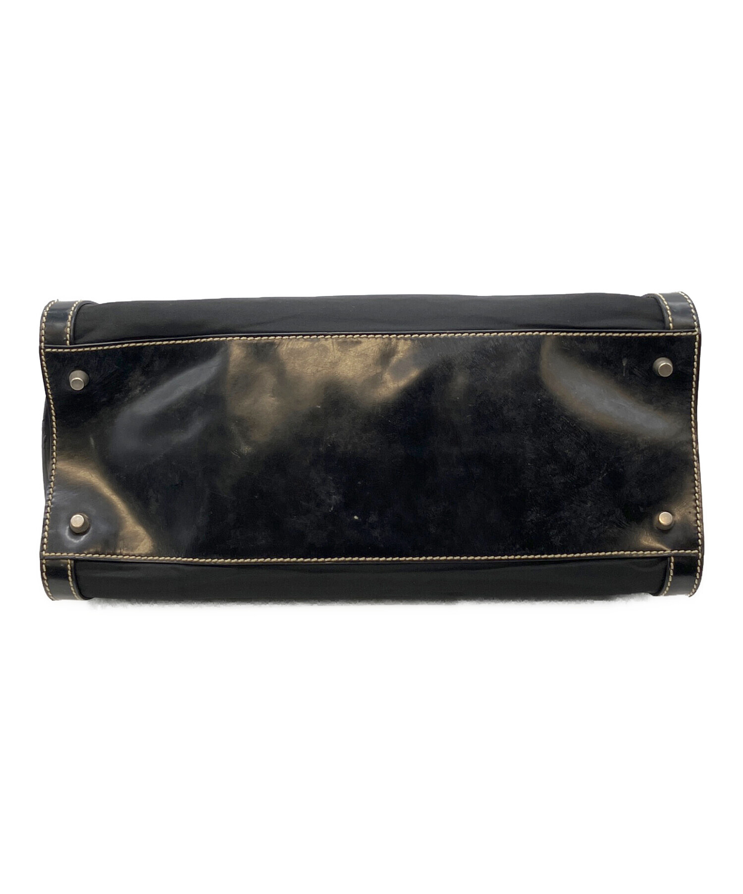 中古・古着通販】PRADA (プラダ) ナイロンハンドバッグ ブラック
