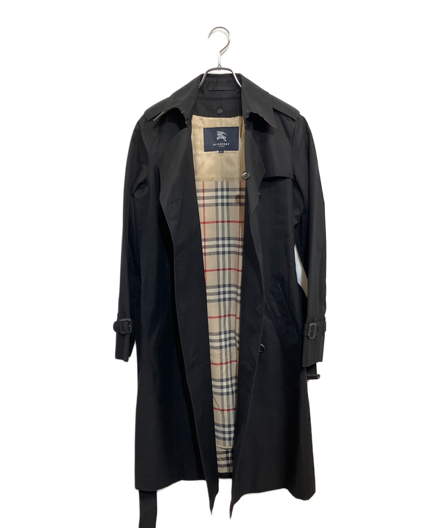 BURBERRY LONDON ライナー付きトレンチコート 36 ブラック 中古・古着通販】BURBERRY LONDON (バーバリーロンドン) トレンチ