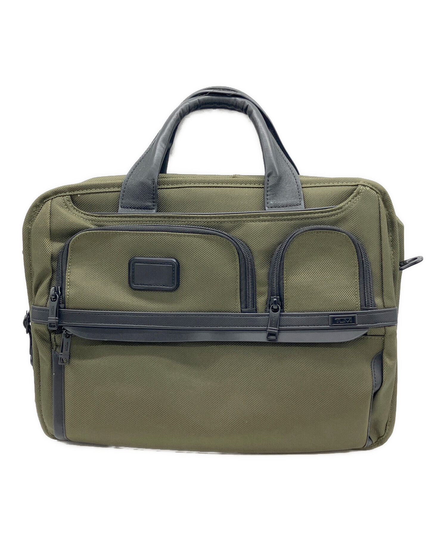 TUMI ビジネスバッグ オリーブ(未使用品) 中古・古着通販】TUMI (トゥミ) 2WAYバッグ オリーブ｜ブランド・古着