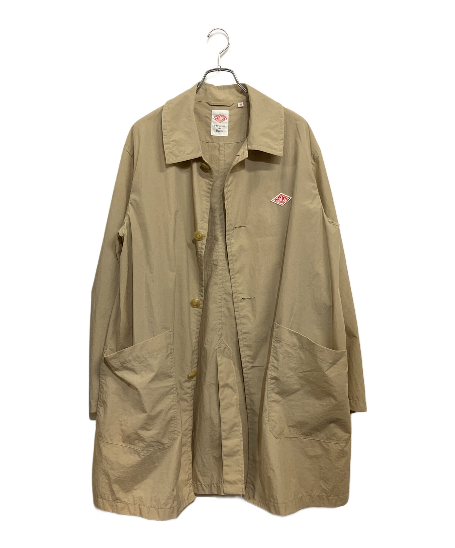 中古・古着通販】DANTON (ダントン) ナイロンタフタコート カーキ