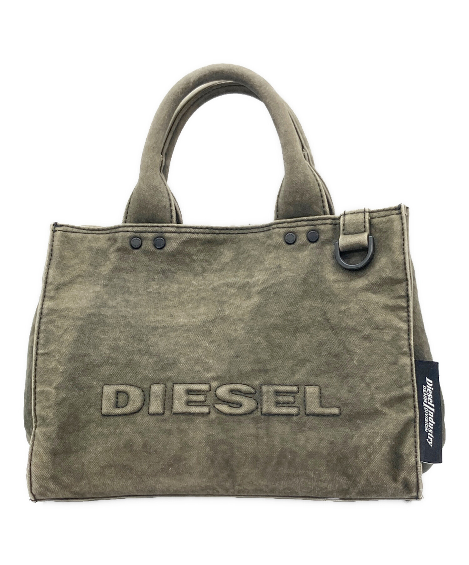 中古・古着通販】DIESEL (ディーゼル) ハンドバッグ カーキ｜ブランド