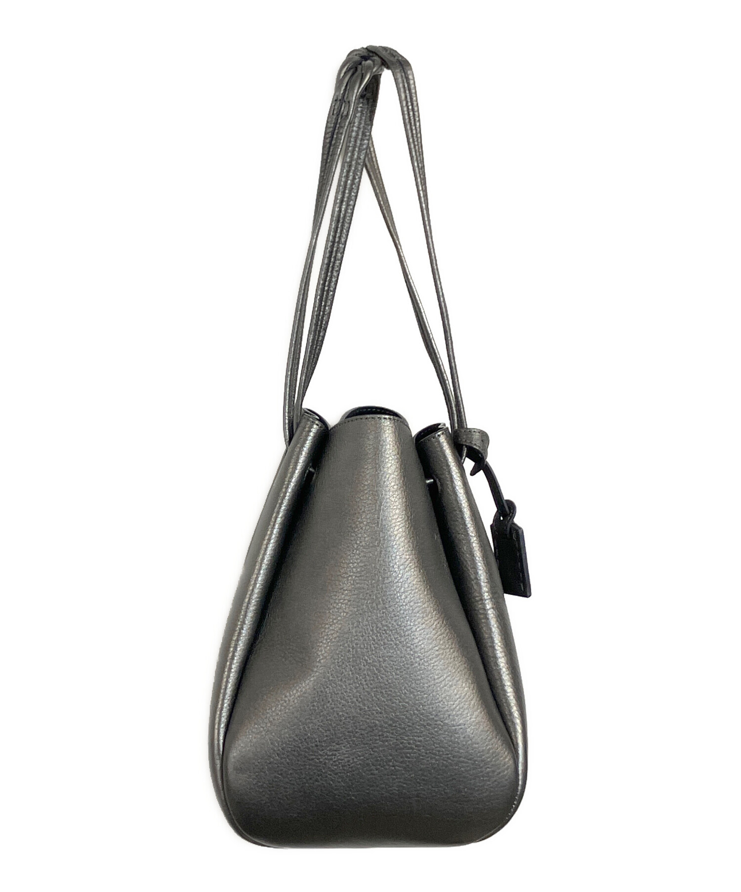 【美品】HIROFU ハンドバッグ　グレー(7/17-7/21限定販売) 中古・古着通販】HIROFU (ヒロフ) ハンドバッグ グレー｜ブランド