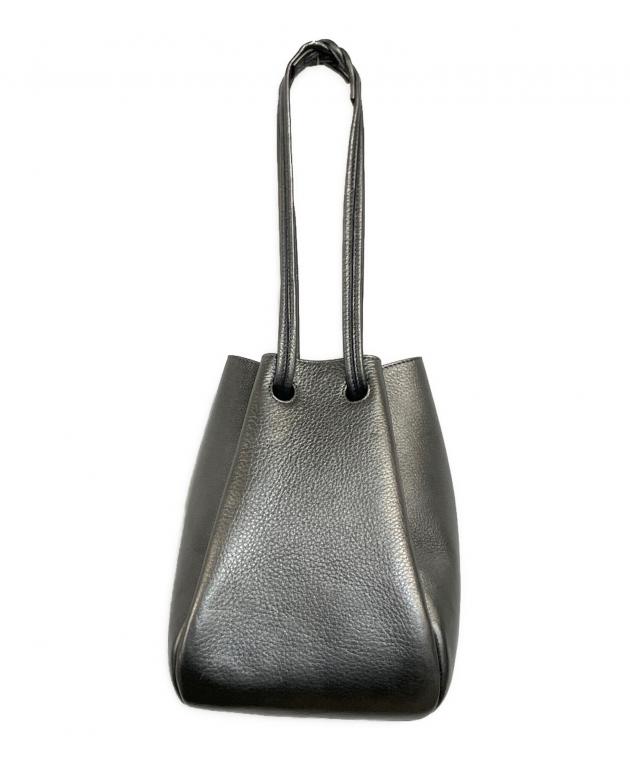 HIROFU ハンドバッグ グレー シボレザー 中古・古着通販】HIROFU (ヒロフ) ハンドバッグ グレー｜ブランド