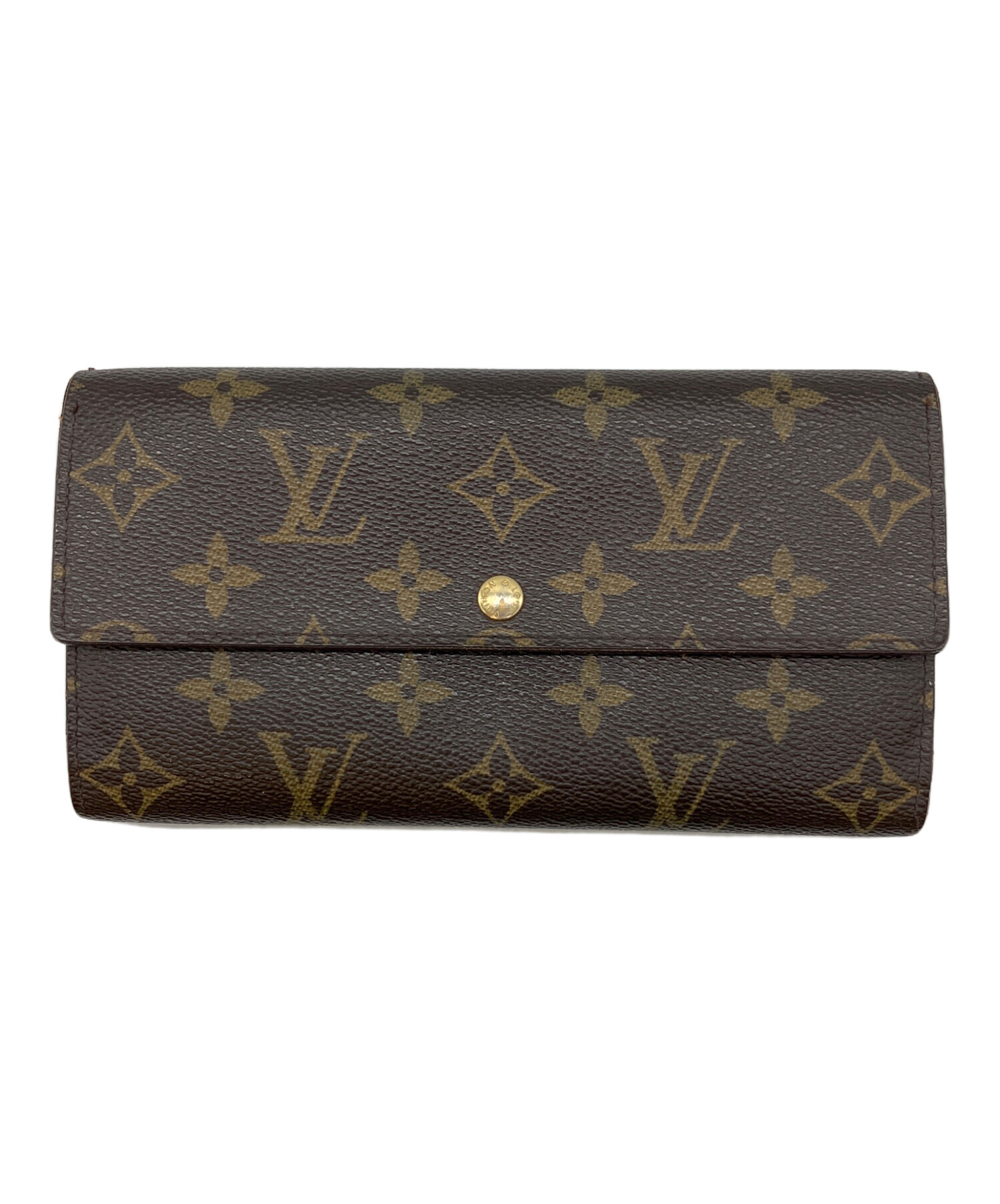 中古・古着通販】LOUIS VUITTON (ルイ ヴィトン) 長財布 ブラウン