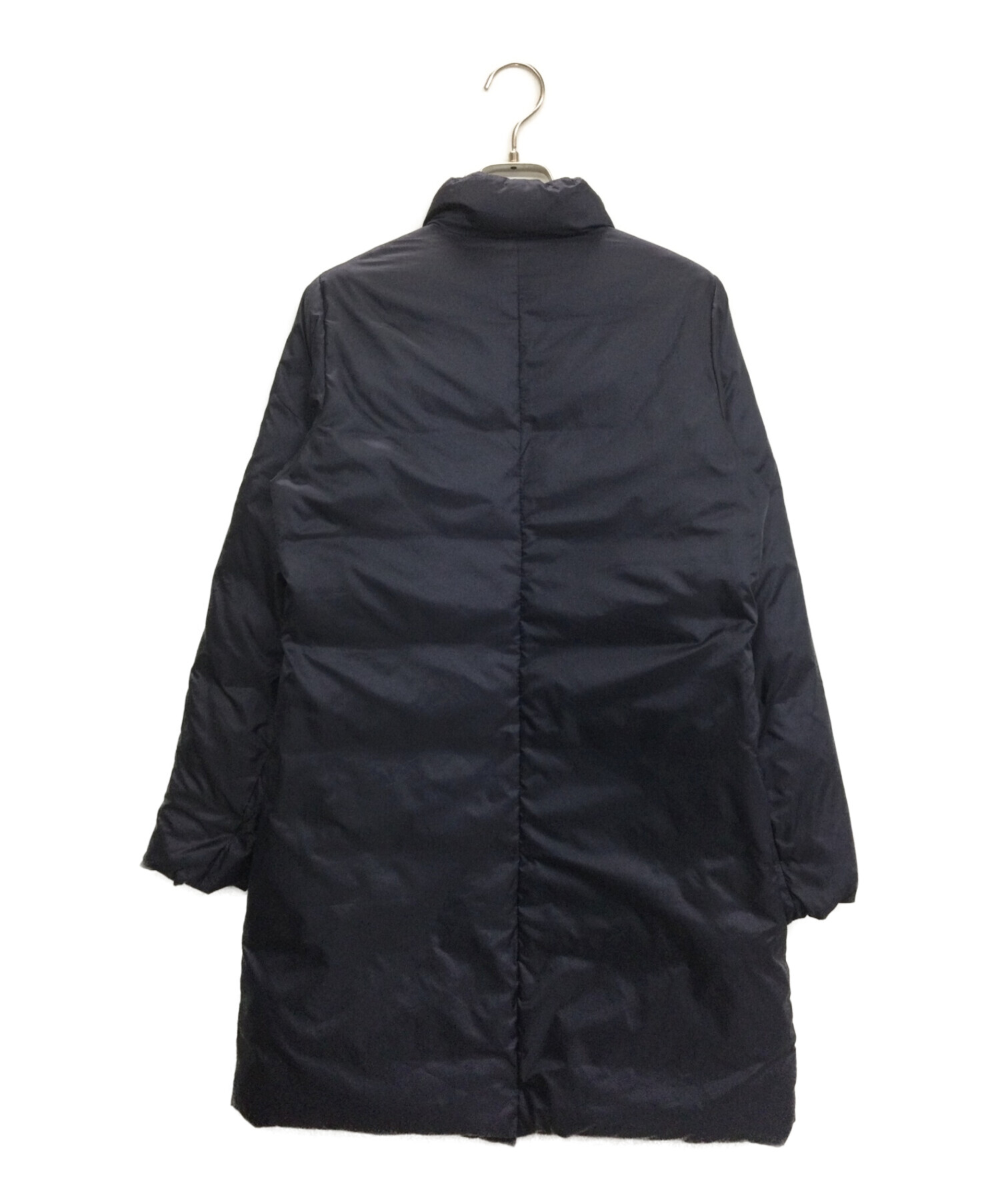 ミズイロインド　ダウン入コート　ブラック ミズイロインド ドレープ ロングダウンコート - メルカリ