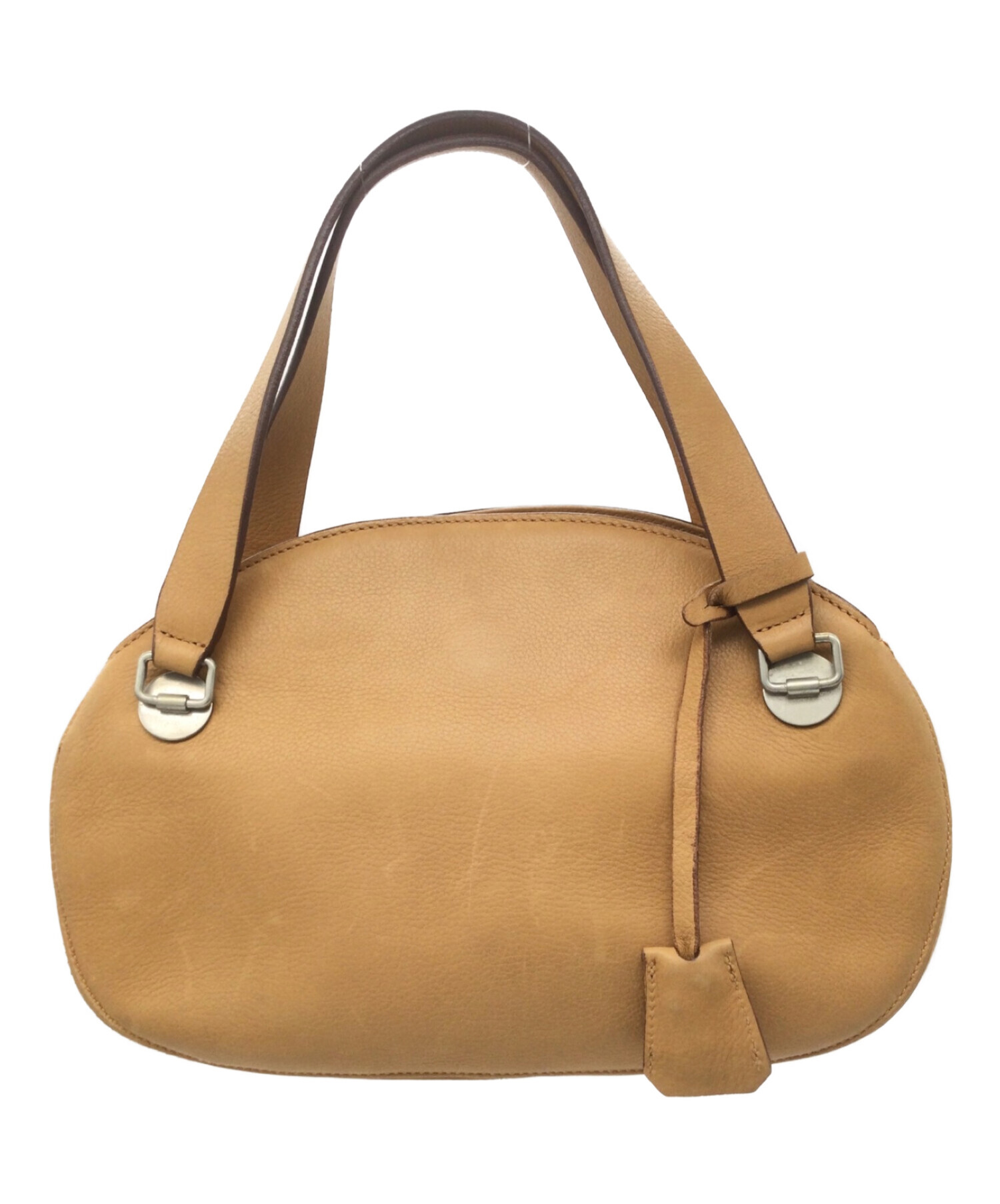 MAURO GOVERNAマウロゴヴェルナ　レザー　ハンドバッグ　イタリア製 未使用級 MAURO GOVERNA BORSA4617 MORO マウロゴヴェルナ