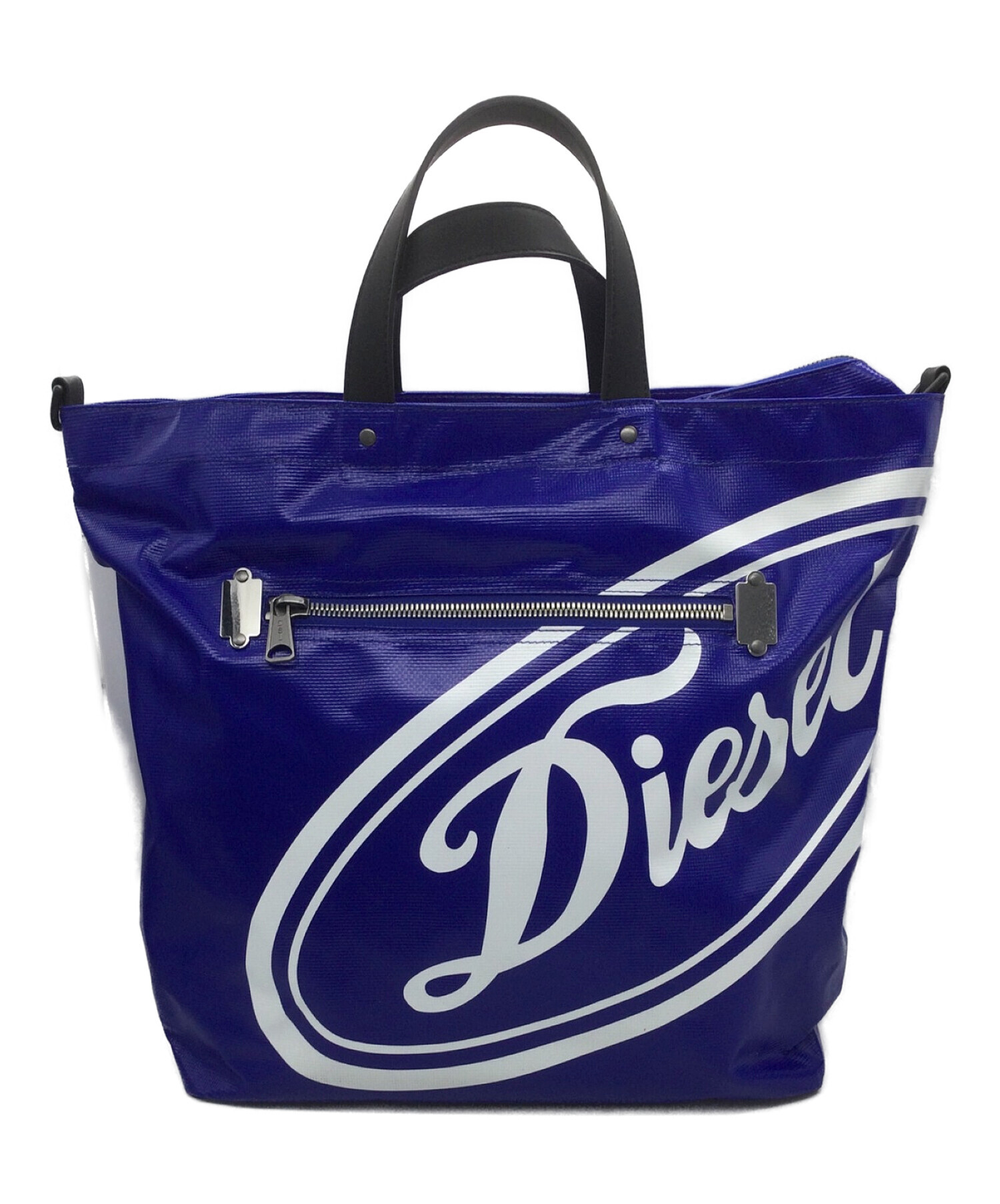 中古・古着通販】DIESEL (ディーゼル) トートバッグ ブルー ブルー
