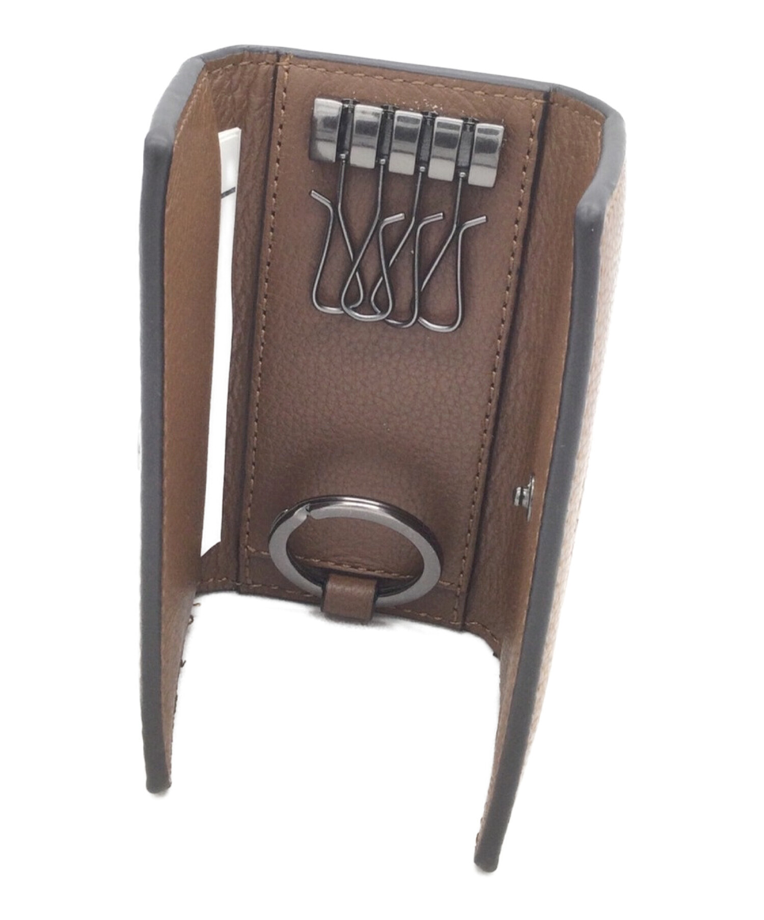 中古・古着通販】COACH (コーチ) キーケース F63646 ブラウン ブラウン