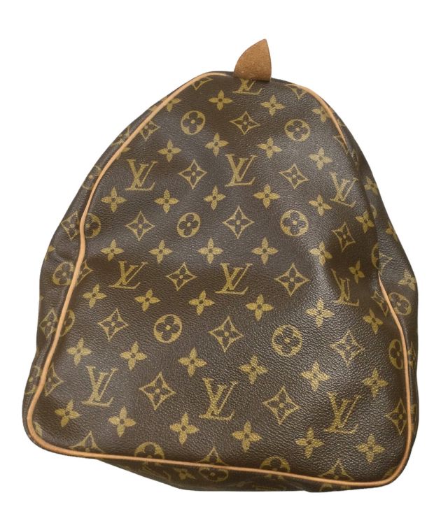 Louis Vuitton ボストンバッグ ブラウン 55サイズ ルイヴィトン モノグラム キーポル55 USA製 ブラウン M41424 メンズ