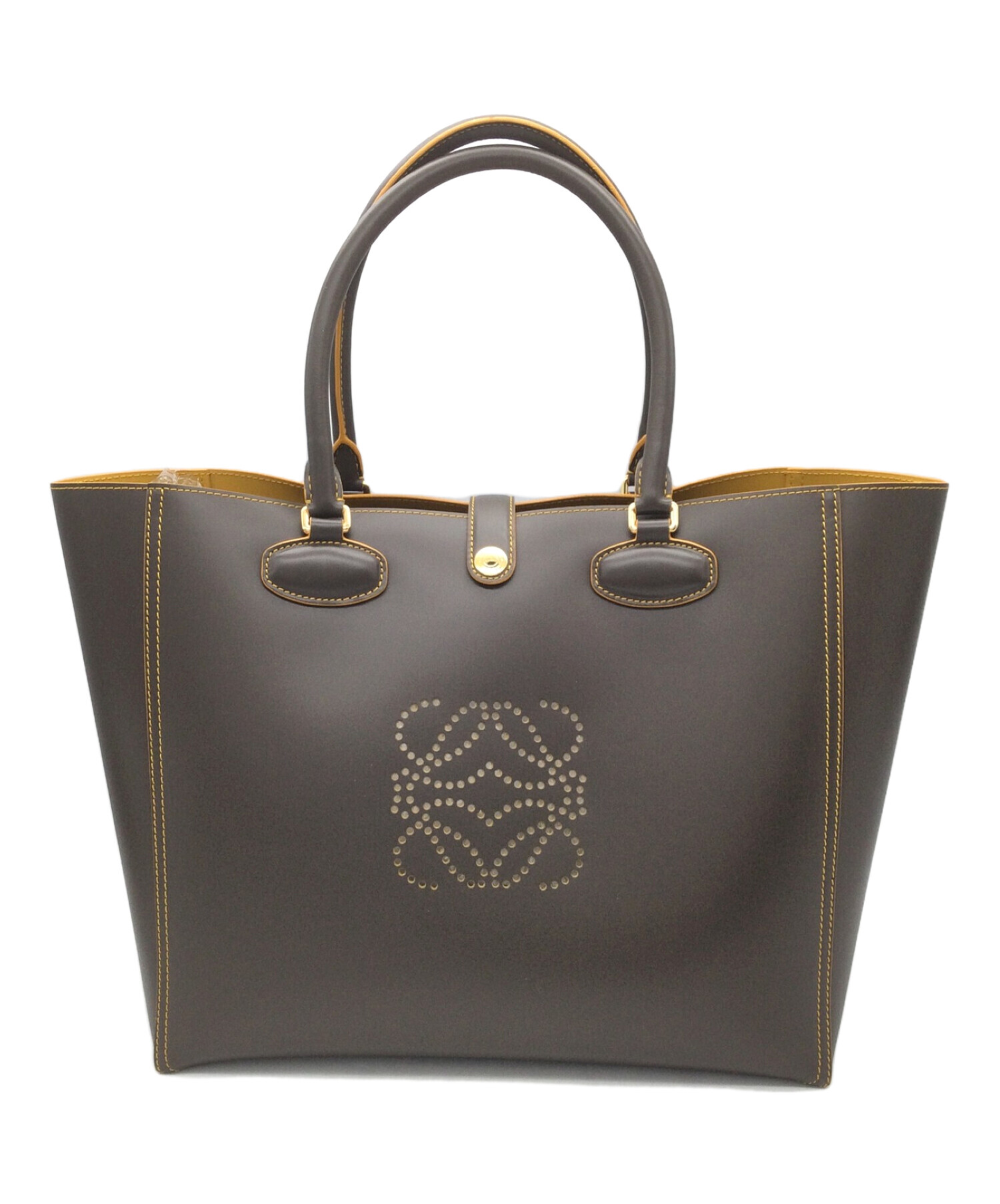 中古・古着通販】LOEWE (ロエベ) レオ トートバッグ レオパード 