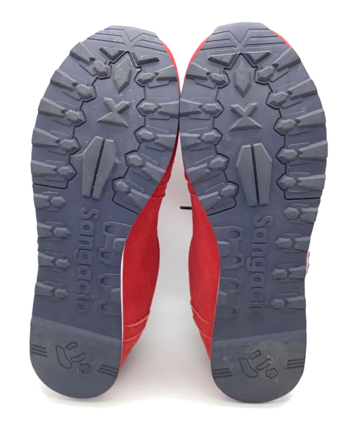 未使用　SANGACIO にゅ　Carmine　24.5㎝　スエードスニーカー にゅ～ず『カーマイン』 | SANGACIO