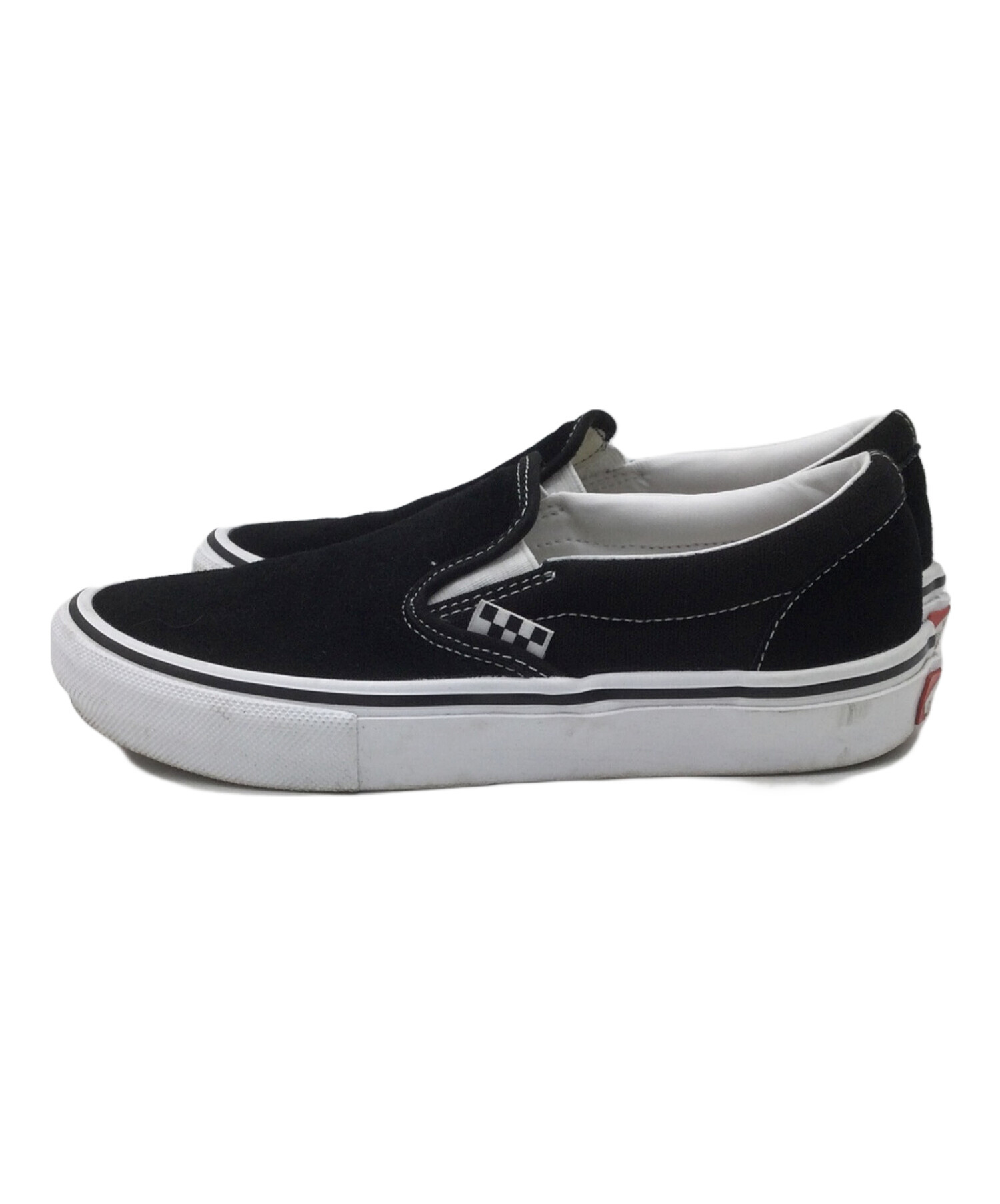 中古・古着通販】VANS (バンズ) スケート スリッポン ブラック サイズ 