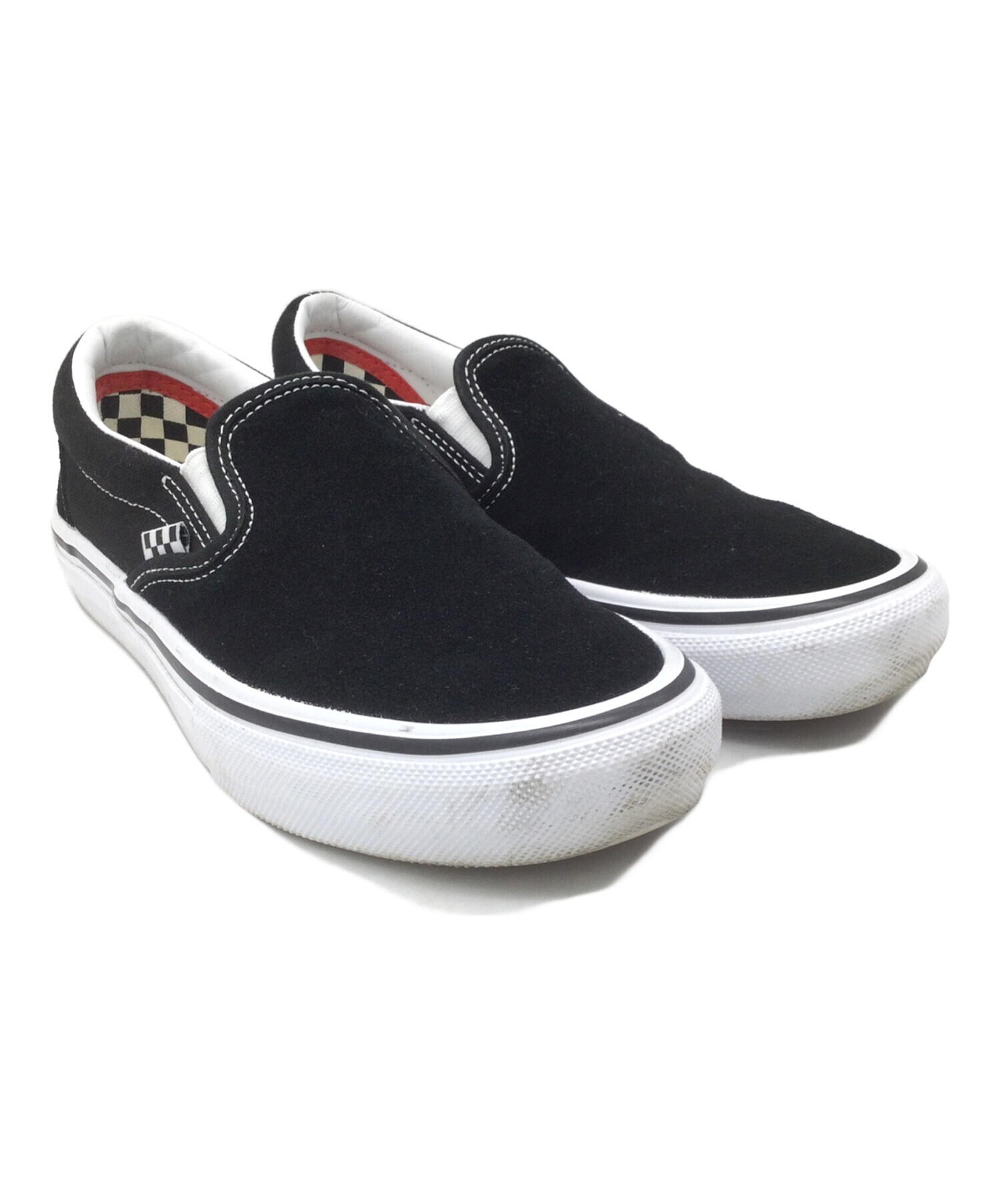 中古・古着通販】VANS (バンズ) スケート スリッポン ブラック サイズ