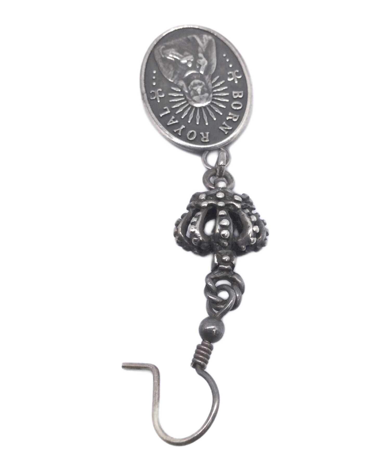 中古・古着通販】ROYAL ORDER (ロイヤルオーダー) シルバーピアス 