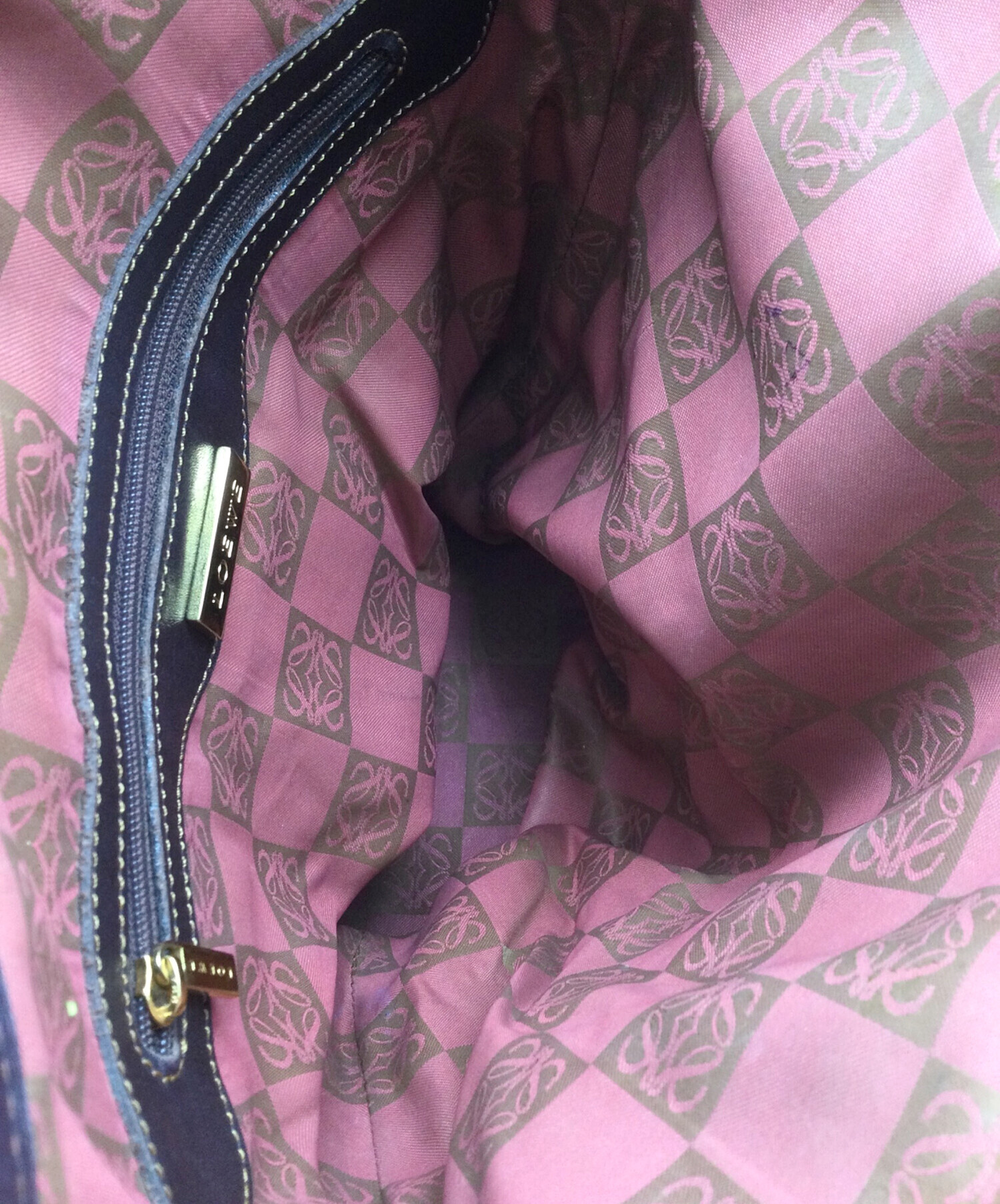 中古・古着通販】LOEWE (ロエベ) 編み込みバケツ型トートバッグ 