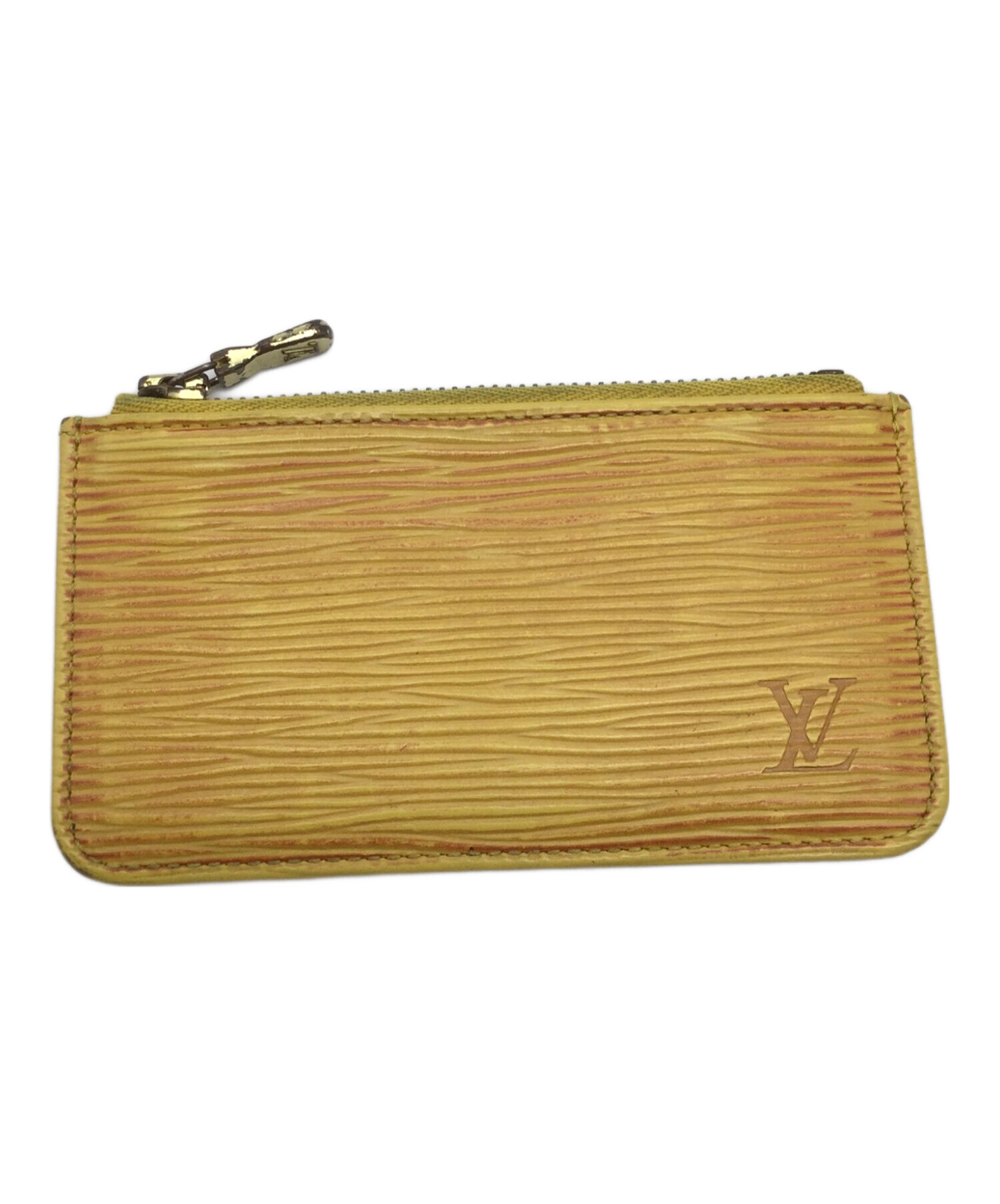 【極美品】ルイヴィトン　ポシェットクレ　エピ　ハバナイエロー　ケース 極美品】ルイヴィトン ポシェットクレ エピ ハバナイエロー ケース