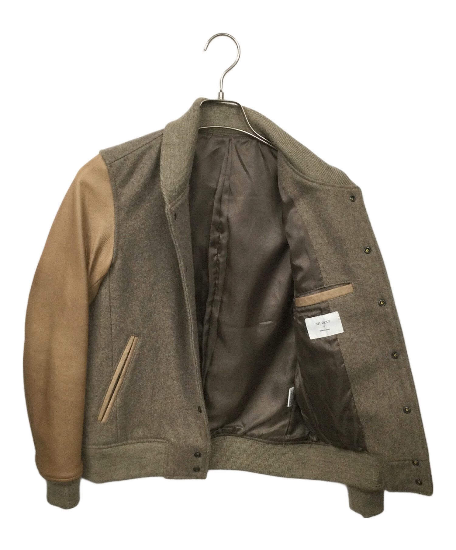中古・古着通販】STUDIOUS (ステュディオス) カシミヤ混スタジャン 