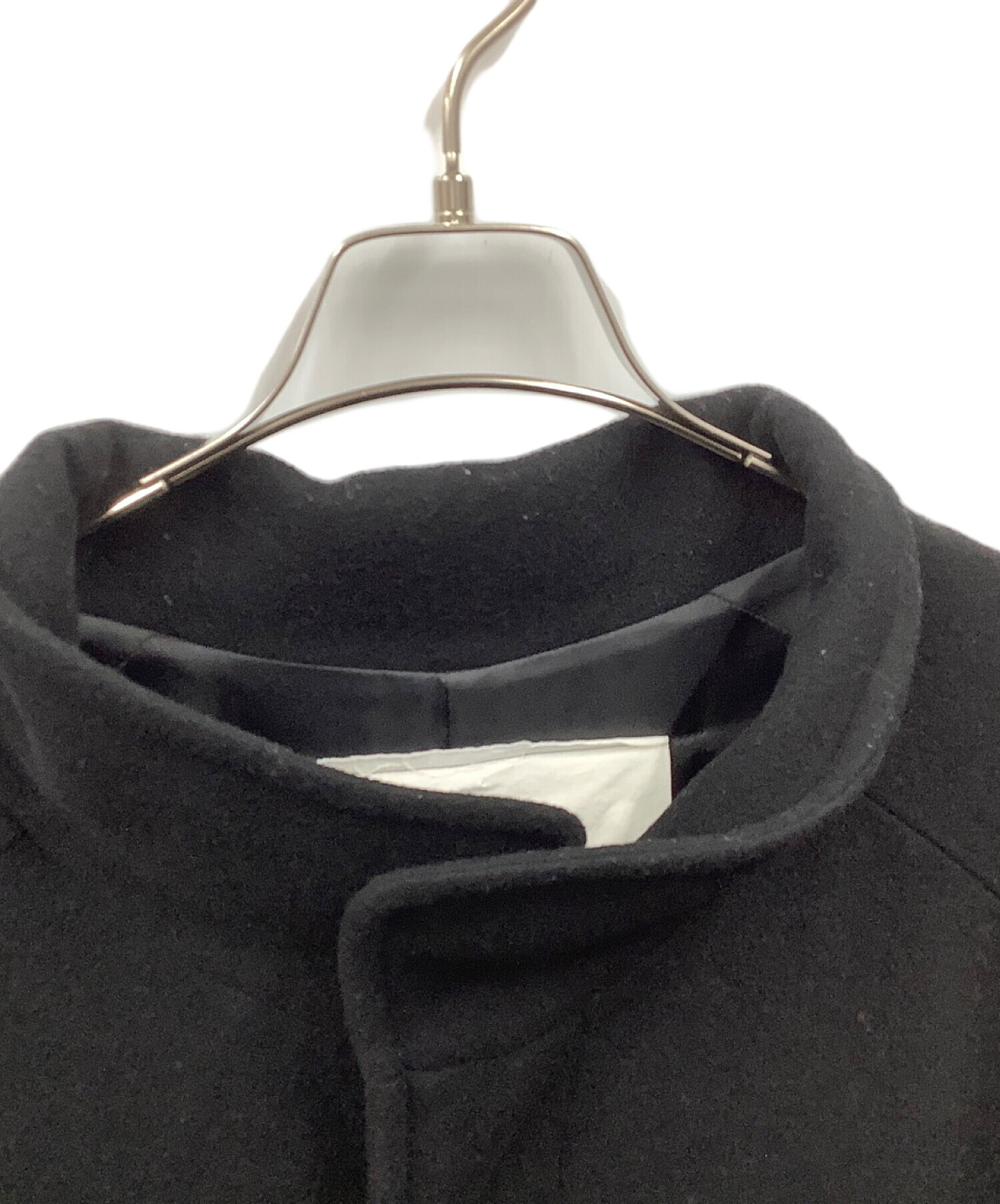 中古・古着通販】ONE FIFTH (ワンフィフス) ウールコート ブラック