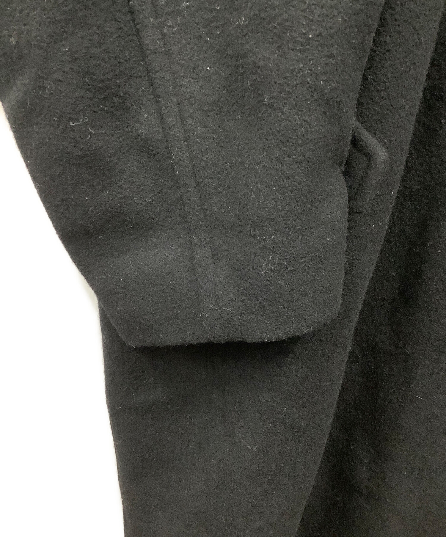 中古・古着通販】ONE FIFTH (ワンフィフス) ウールコート ブラック