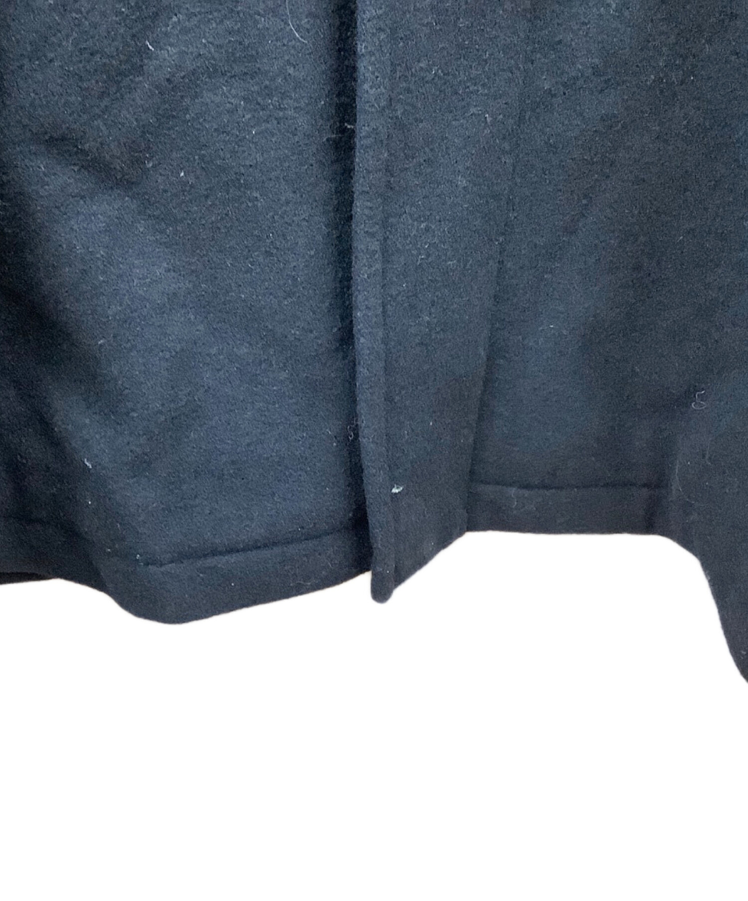 中古・古着通販】ONE FIFTH (ワンフィフス) ウールコート ブラック