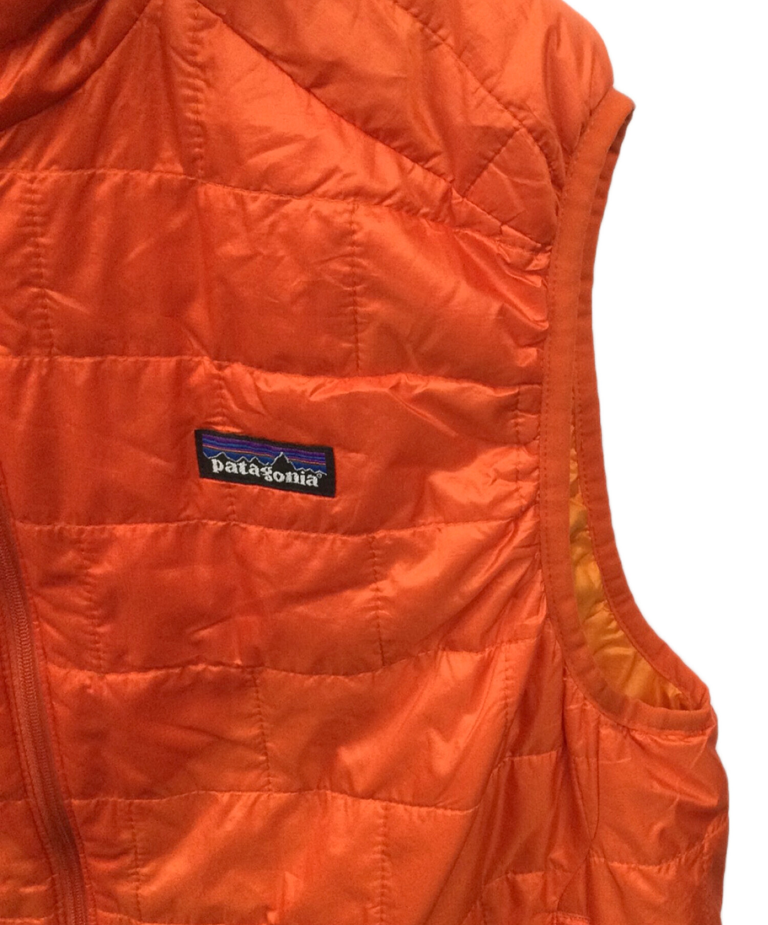 中古・古着通販】Patagonia (パタゴニア) ナノパフベスト オレンジ
