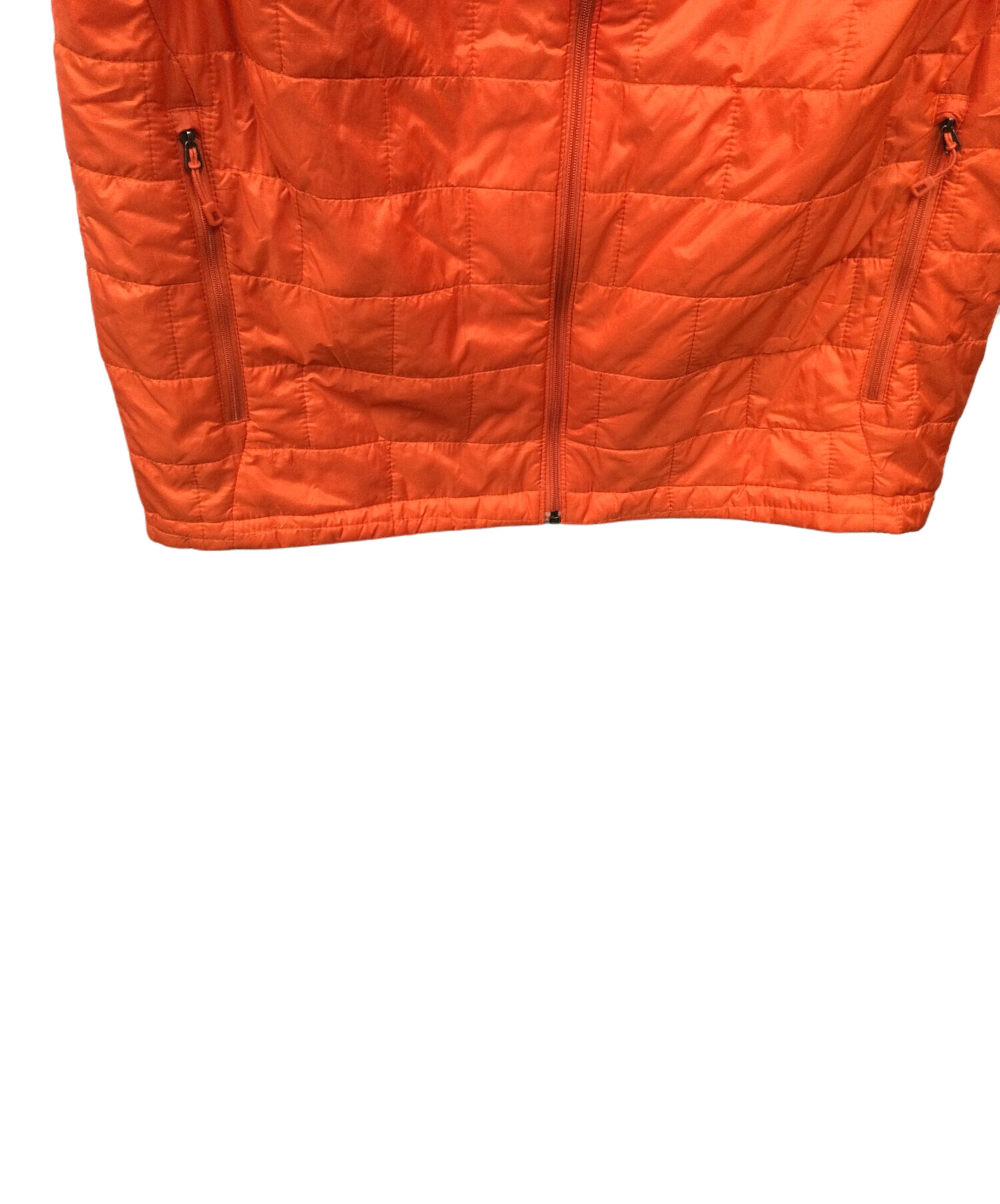 【極美品】パタゴニア ナノパフ ベスト オレンジ メンズM (日本L相当) 中古・古着通販】Patagonia (パタゴニア) ナノパフベスト オレンジ
