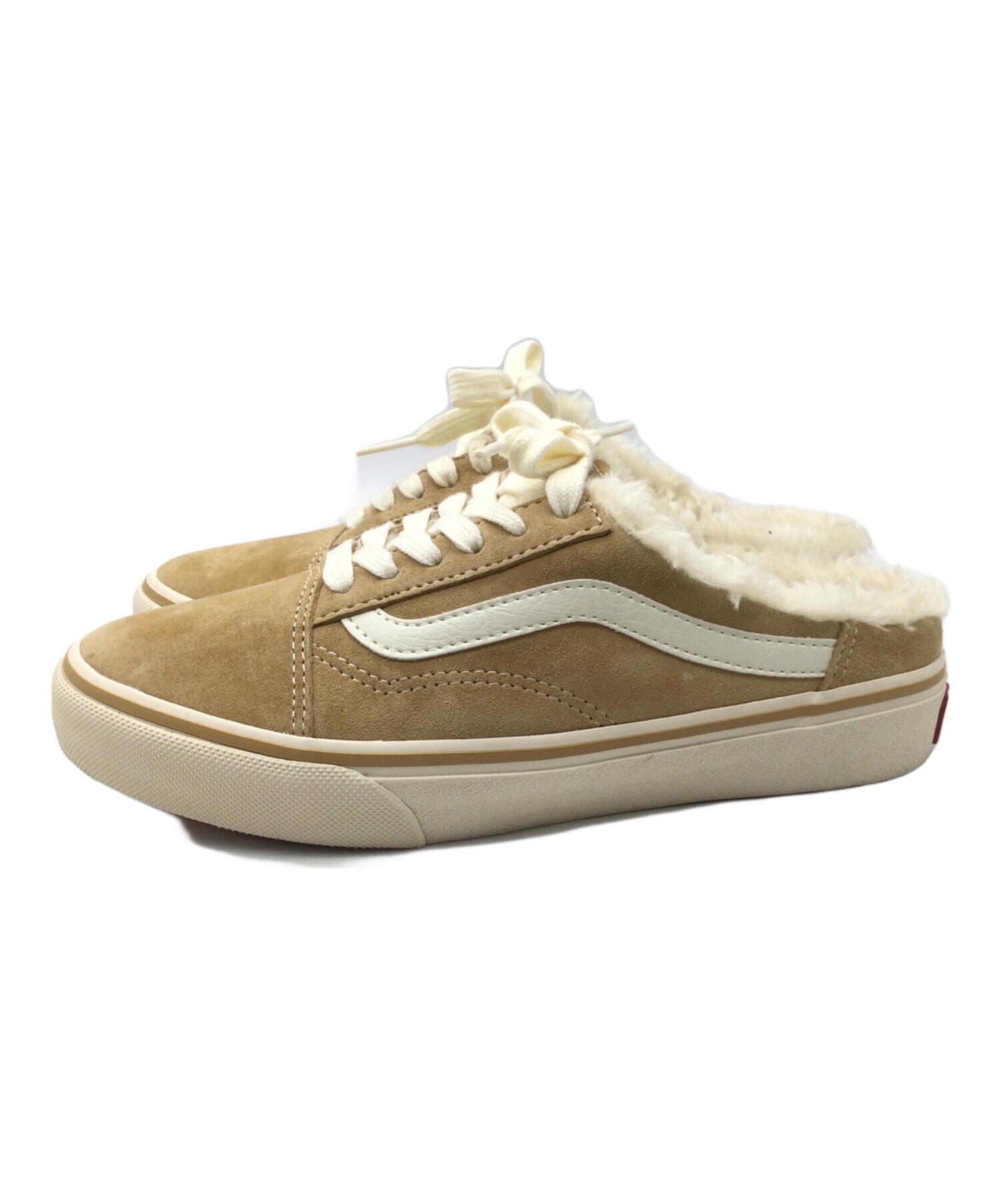 VANS ベージュ スニーカー 中古・古着通販】VANS (バンズ) OLD SKOOL MULE ベージュ サイズ:22.5