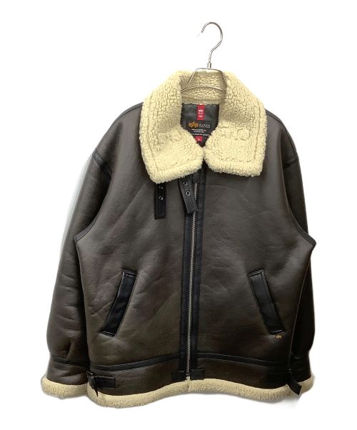 中古・古着通販】ALPHA (アルファ) B-3フェイクムートンフライト