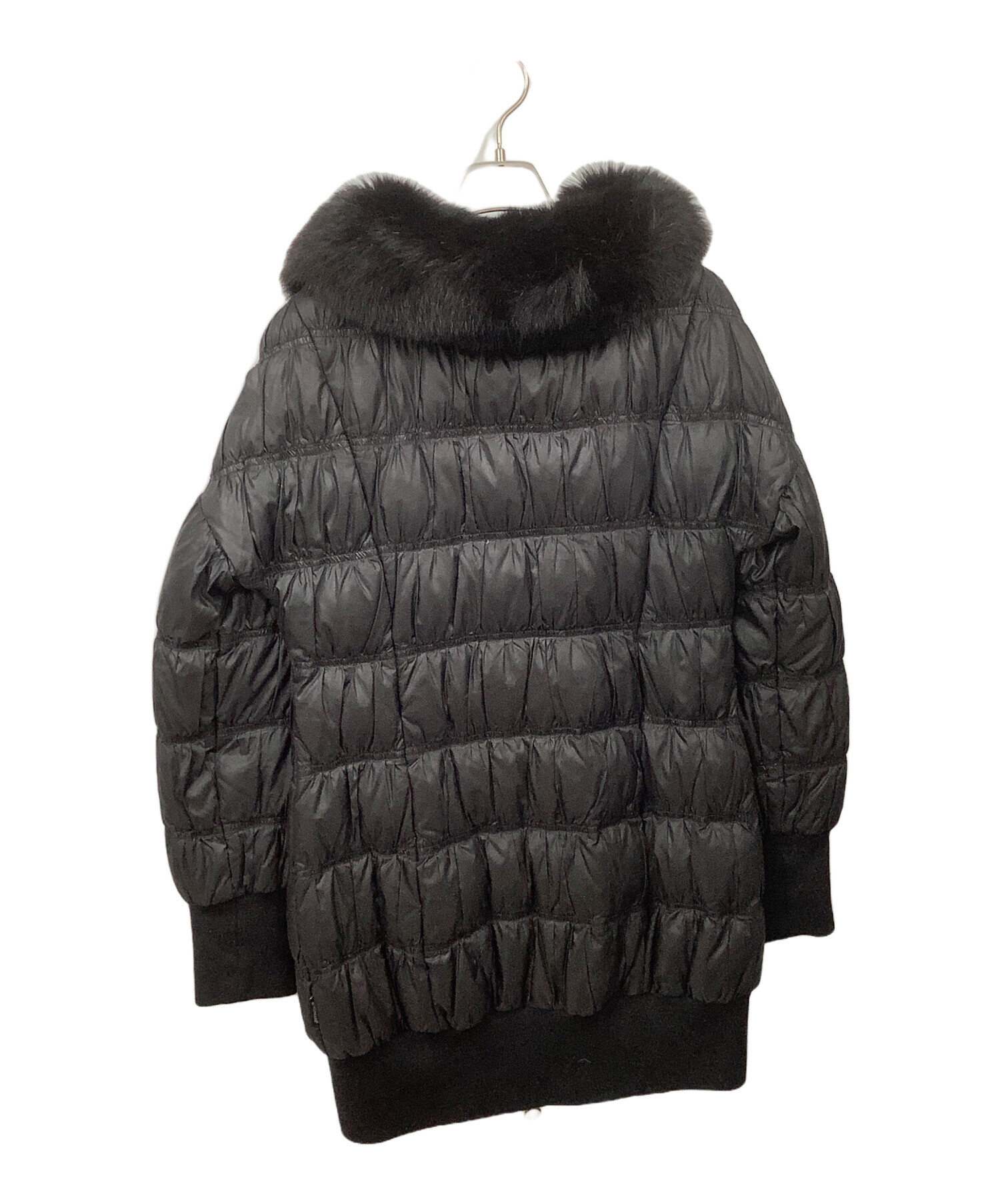 中古・古着通販】MONCLER (モンクレール) コヨーテファー付きダウン 