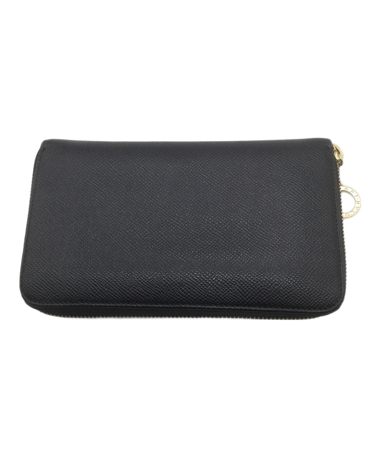 中古・古着通販】BVLGARI (ブルガリ) ラウンドファスナー財布 ブラック 