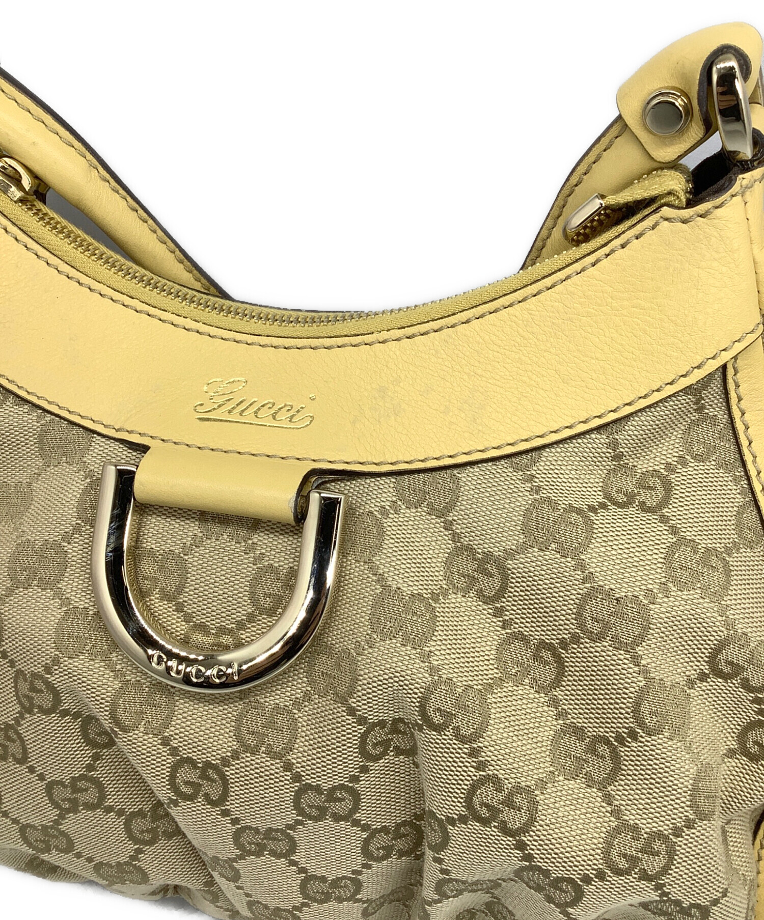 中古・古着通販】GUCCI (グッチ) GGキャンバスワンショルダーバッグ 