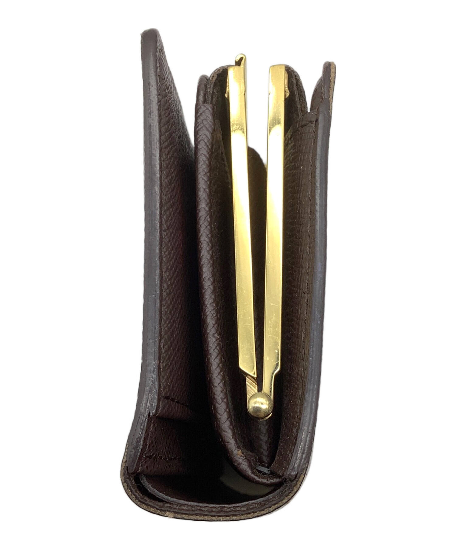 未使用に近い ルイヴィトン　ポルト モネ・ビエ ヴィエノワ カーフ ノワール 中古・古着通販】LOUIS VUITTON (ルイ ヴィトン) ポルト モネ・ビエ