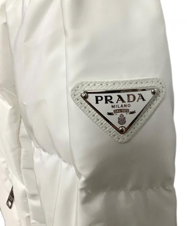中古・古着通販】PRADA (プラダ) ダウンジャケット ホワイト ホワイト